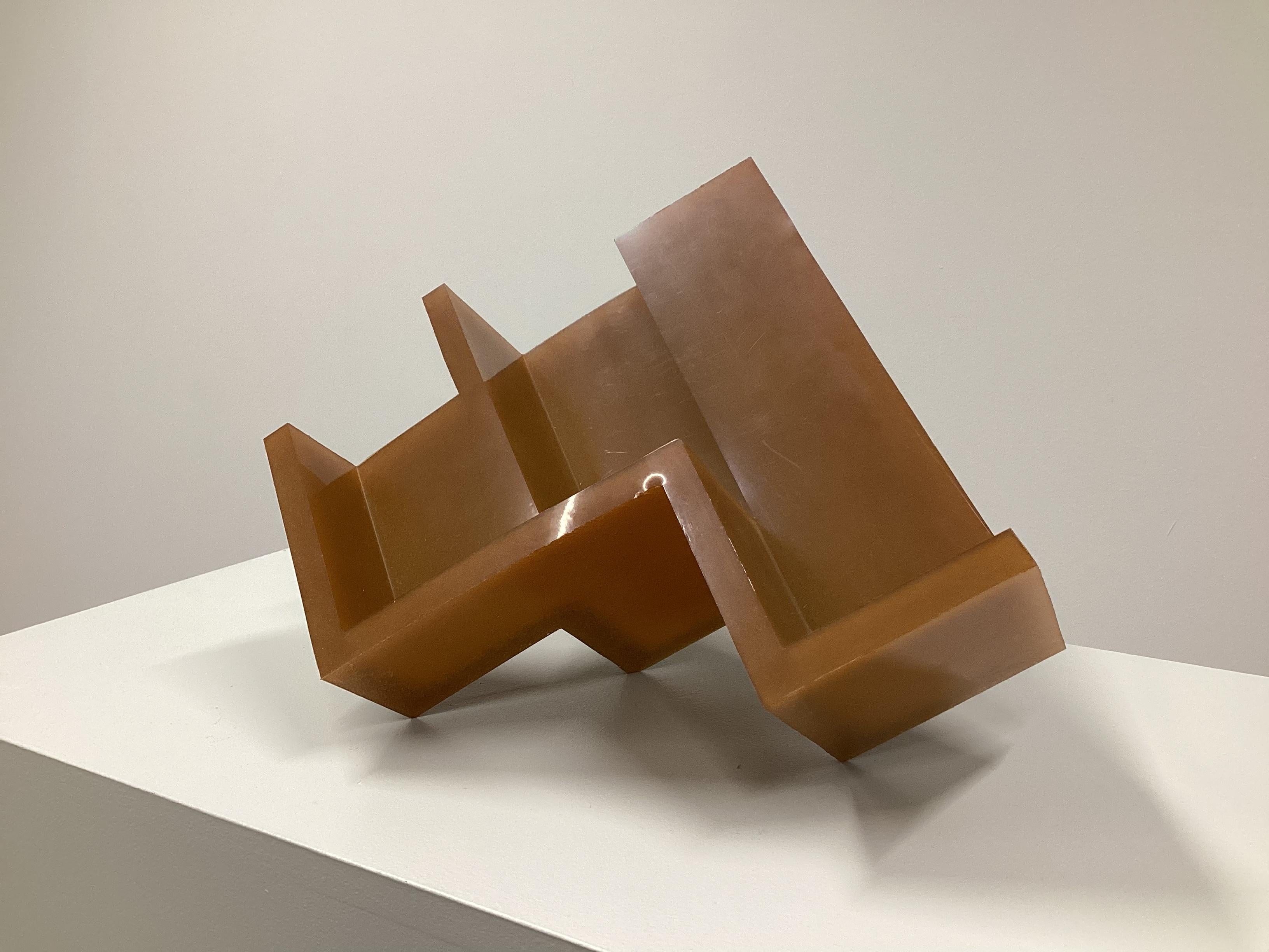 Formworks 8 – Brutalist Rubber Resin Sculpture, Handcrafted by Manolo Menéndez For Sale 3