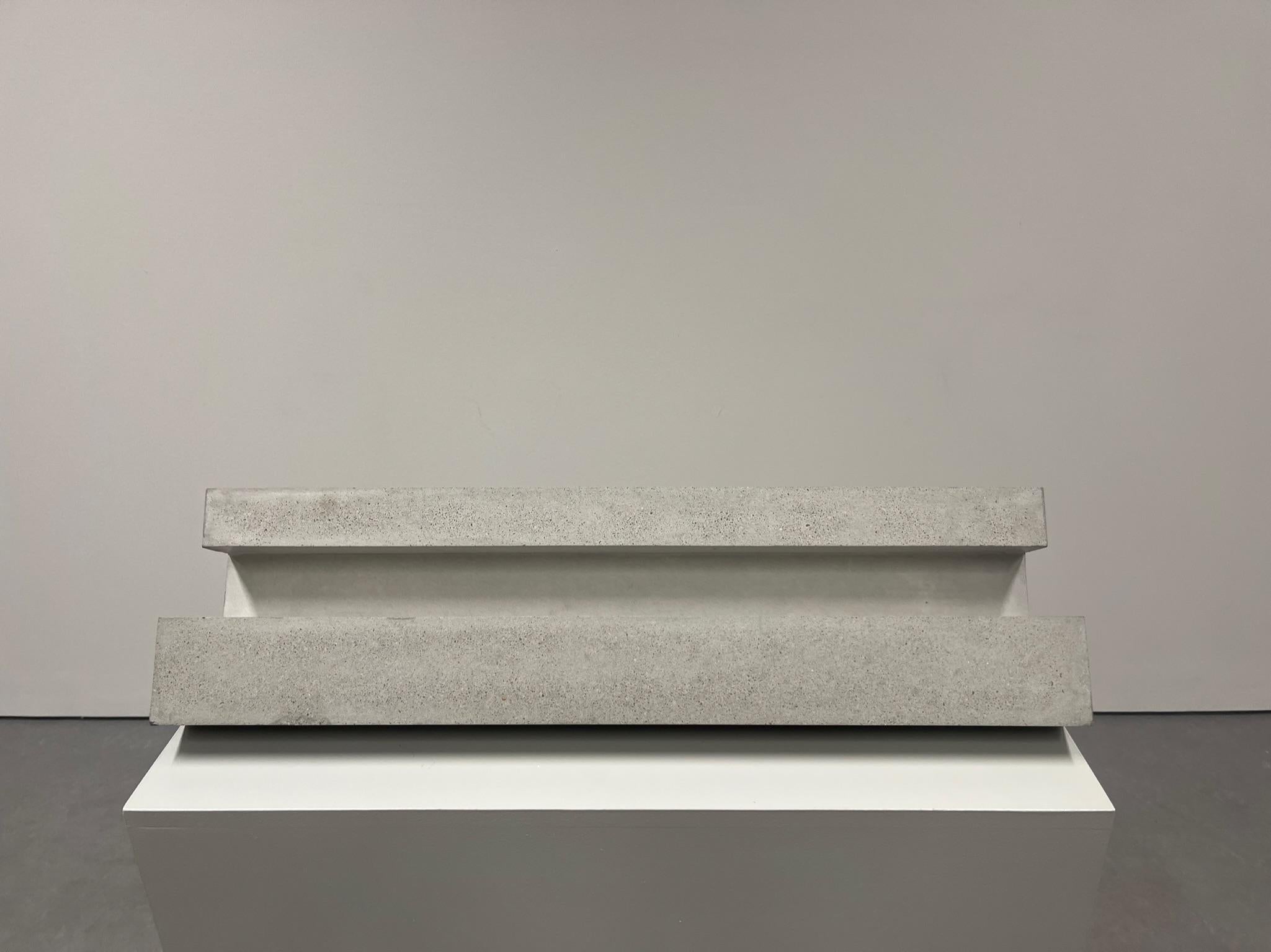 Formworks 9 – Brutalist Concrete Sculpture, Handcrafted by Manolo Menéndez In New Condition For Sale In Barcelona, ES