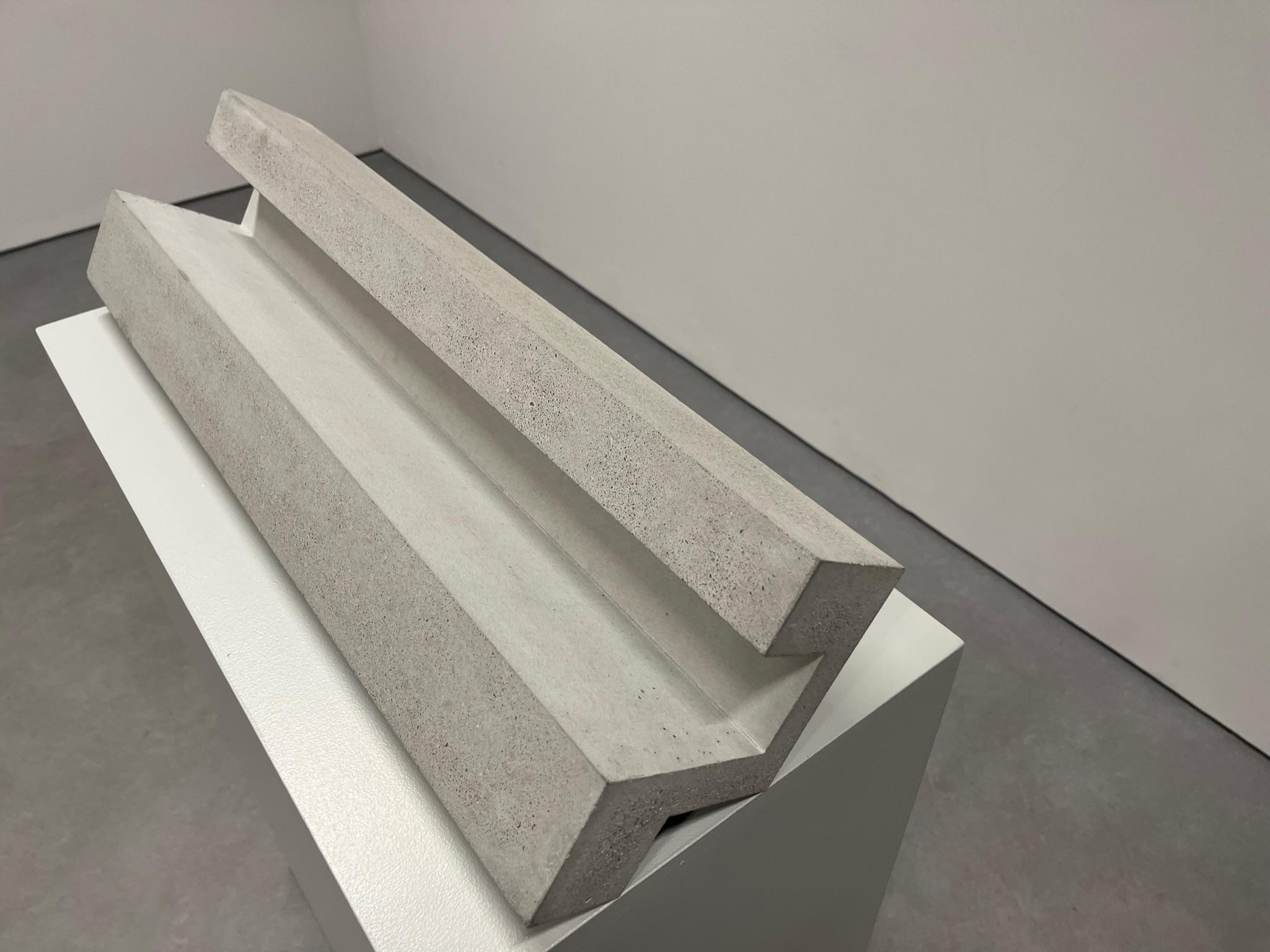 Contemporary Formworks 9 – Brutalist Concrete Sculpture, Handcrafted by Manolo Menéndez For Sale