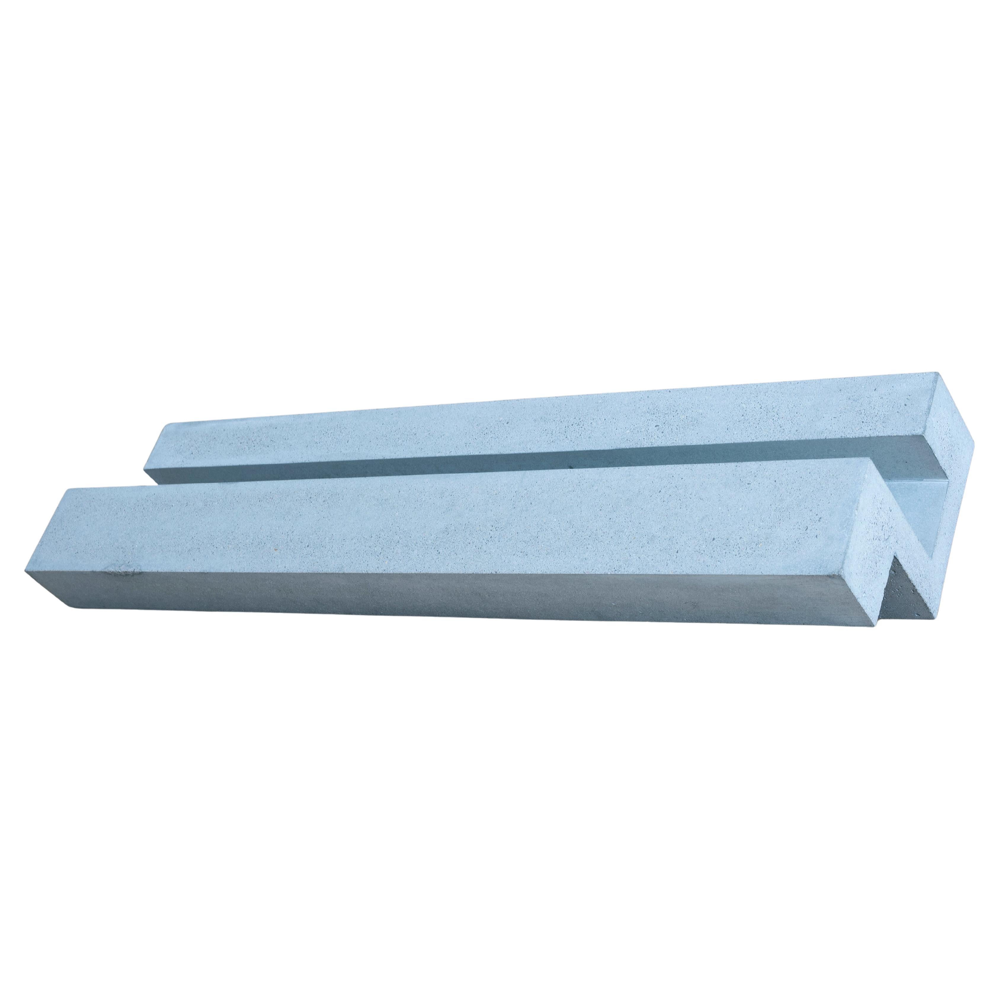 Formworks 9 – Brutalist Concrete Sculpture, Handcrafted by Manolo Menéndez For Sale