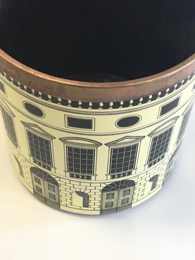 fornasetti wastebasket