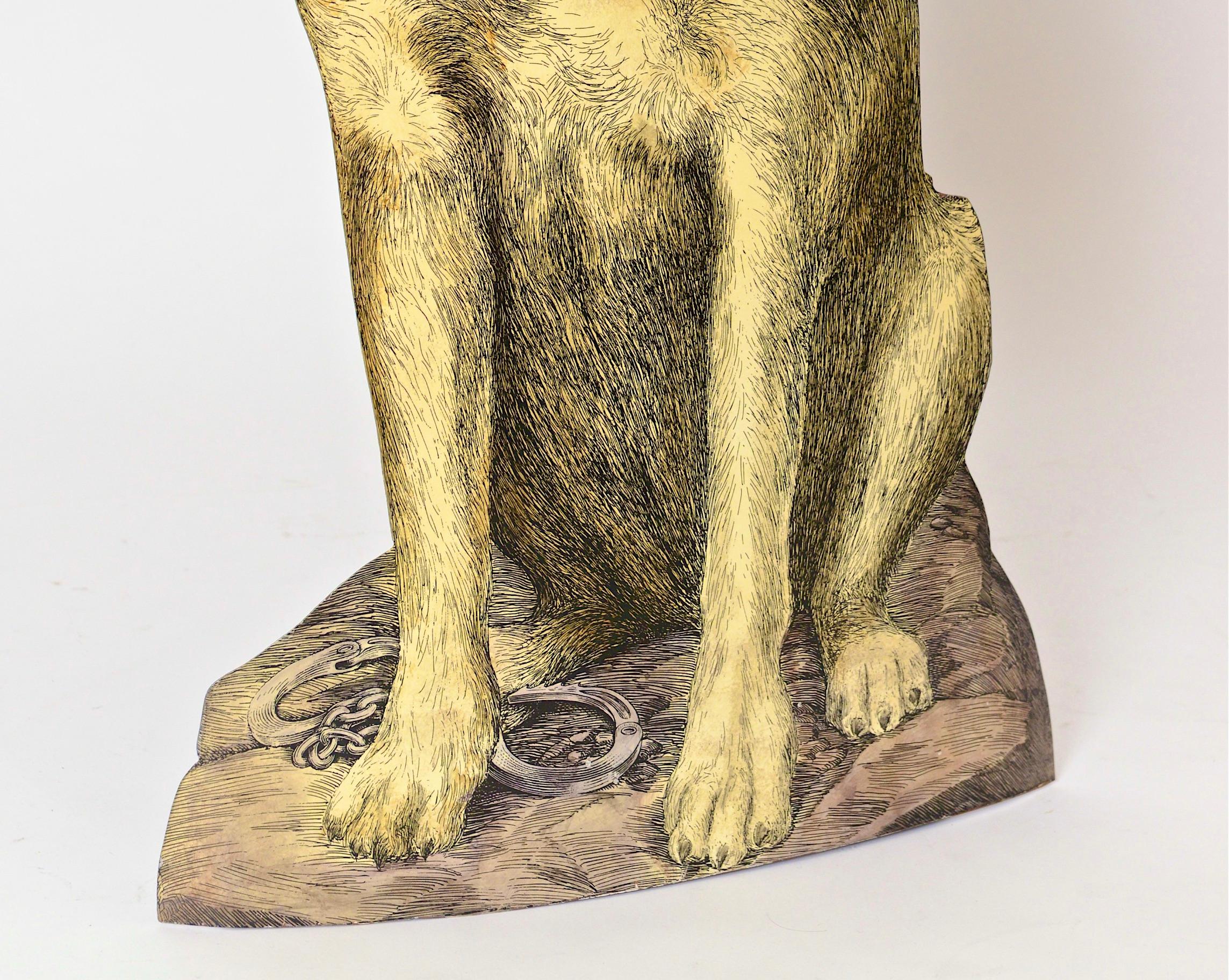 Mid-Century Modern Fornasetti 'Chien d'Alsace' Stand Umbrella en vente
