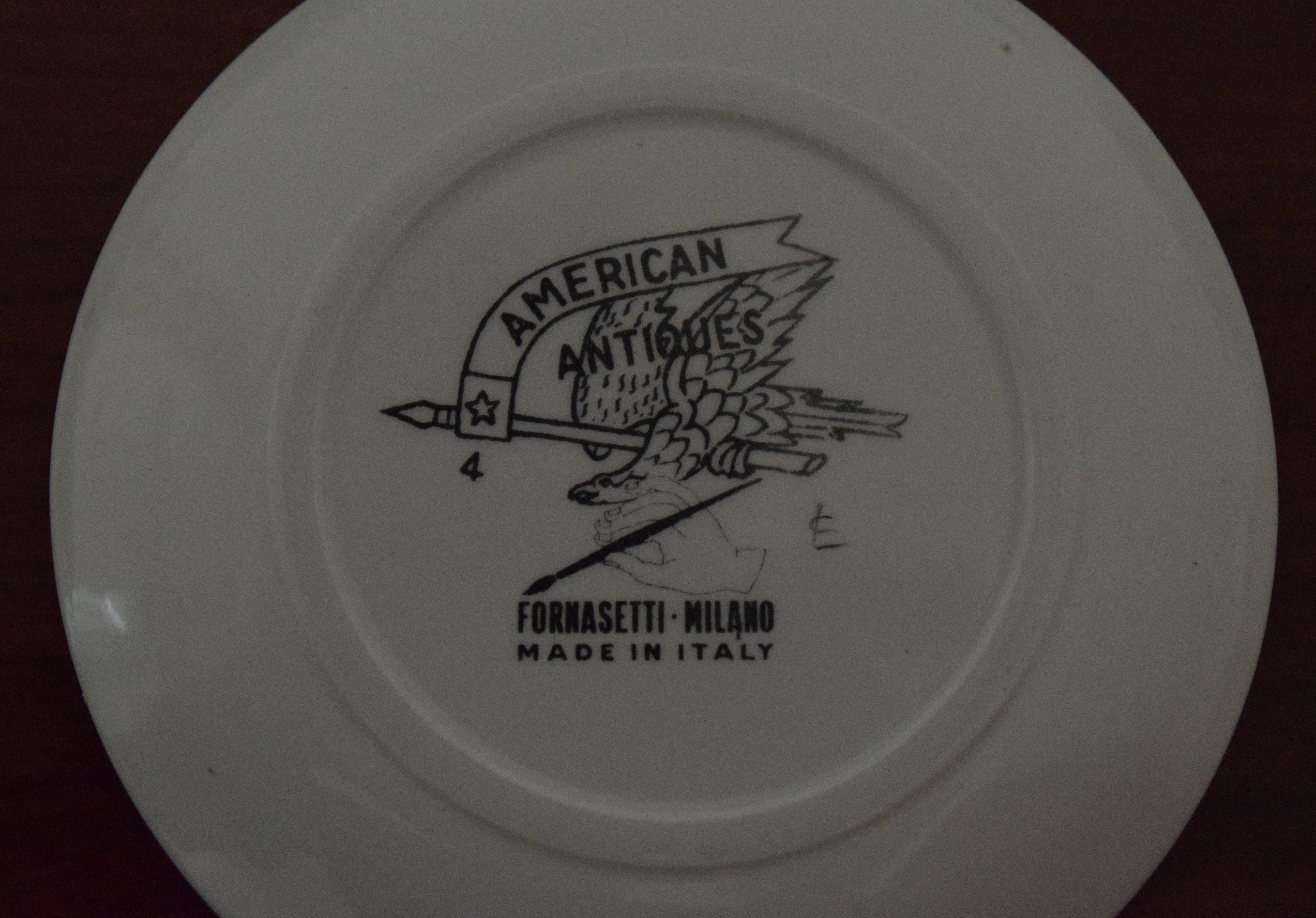 Fornasetti American Antiques Coasters For Sale 4