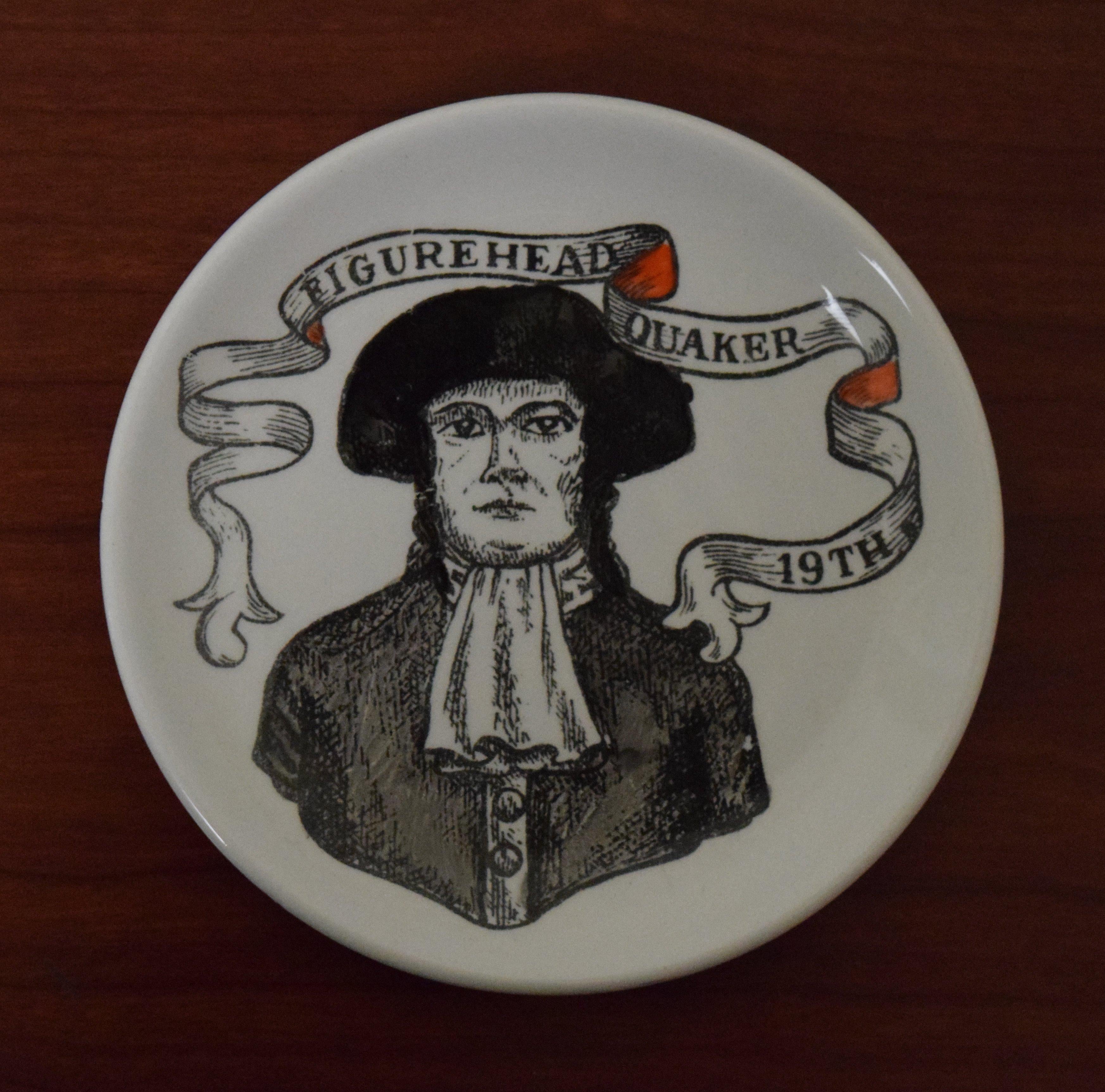 Italian Fornasetti American Antiques Coasters For Sale