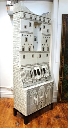 Fornasetti 'Architettura' Trumeau with Concave Top