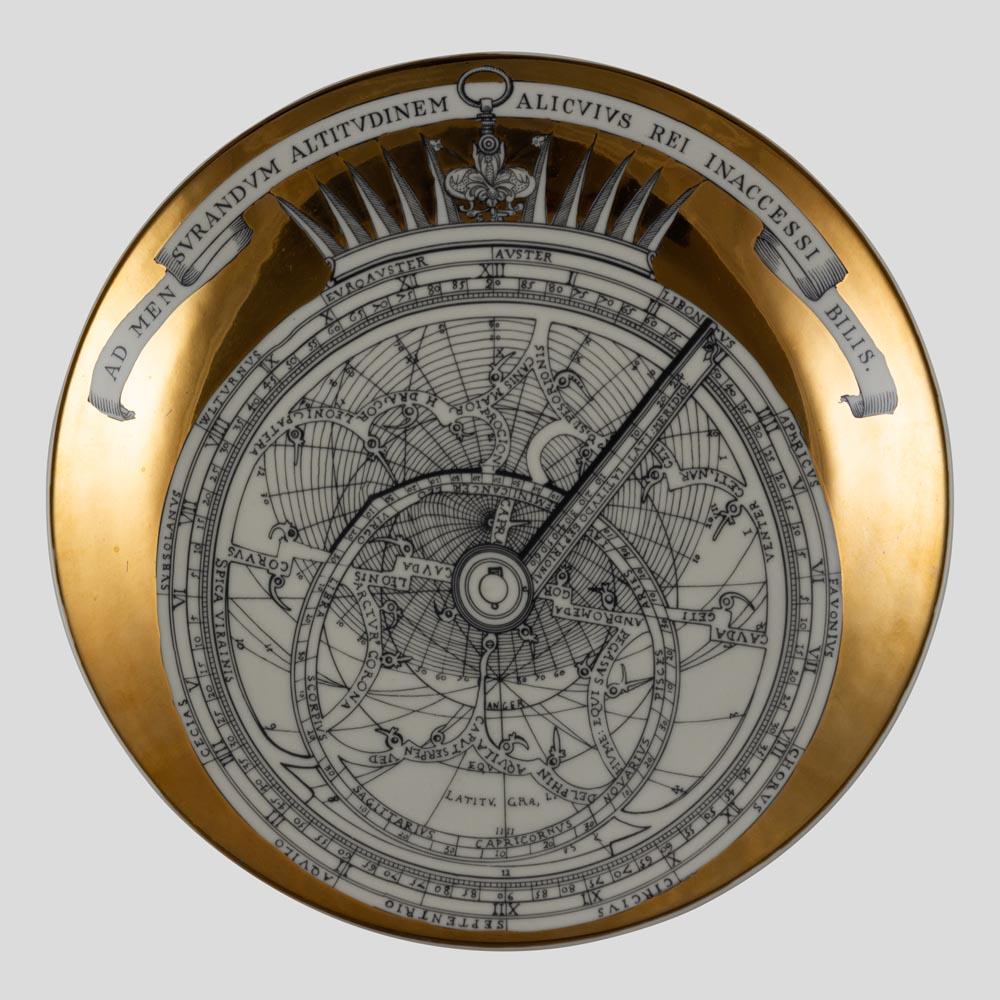 Mid-Century Modern Fornasetti Astrolabio plate series For Sale
