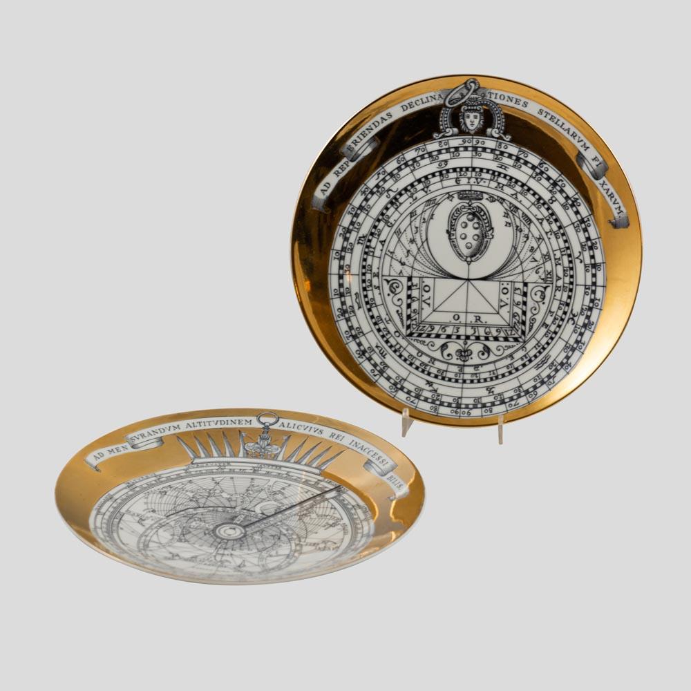 Italian Fornasetti Astrolabio plate series For Sale