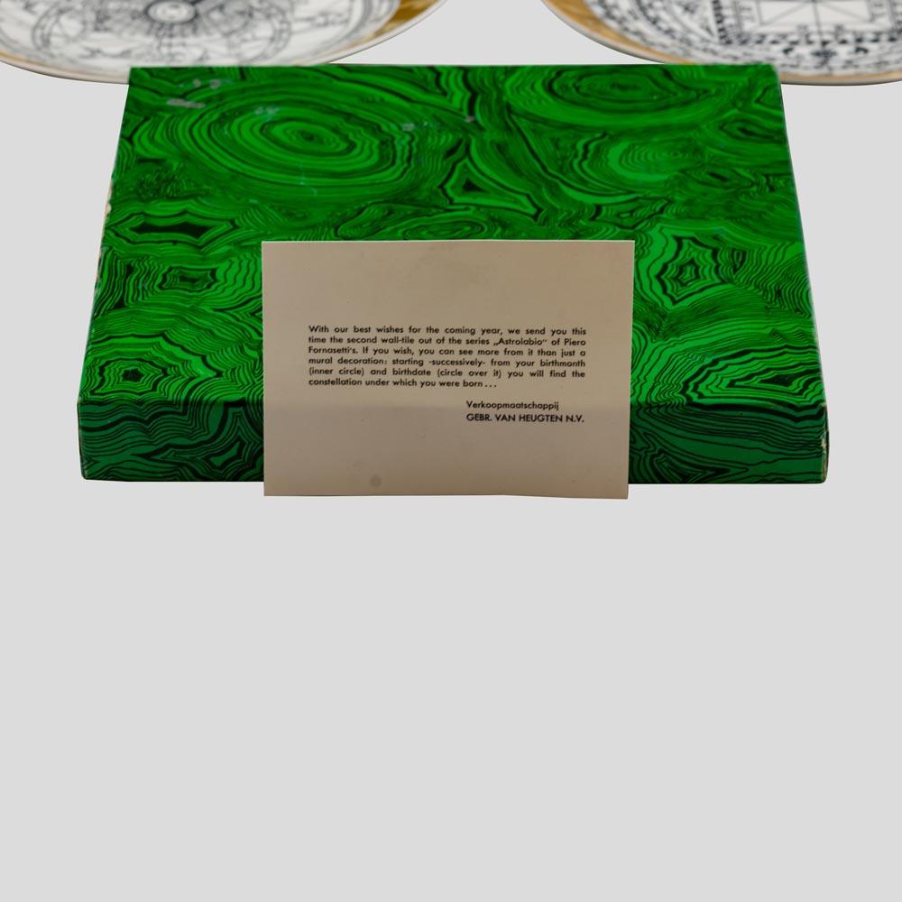 Mid-20th Century Fornasetti Astrolabio plate series For Sale