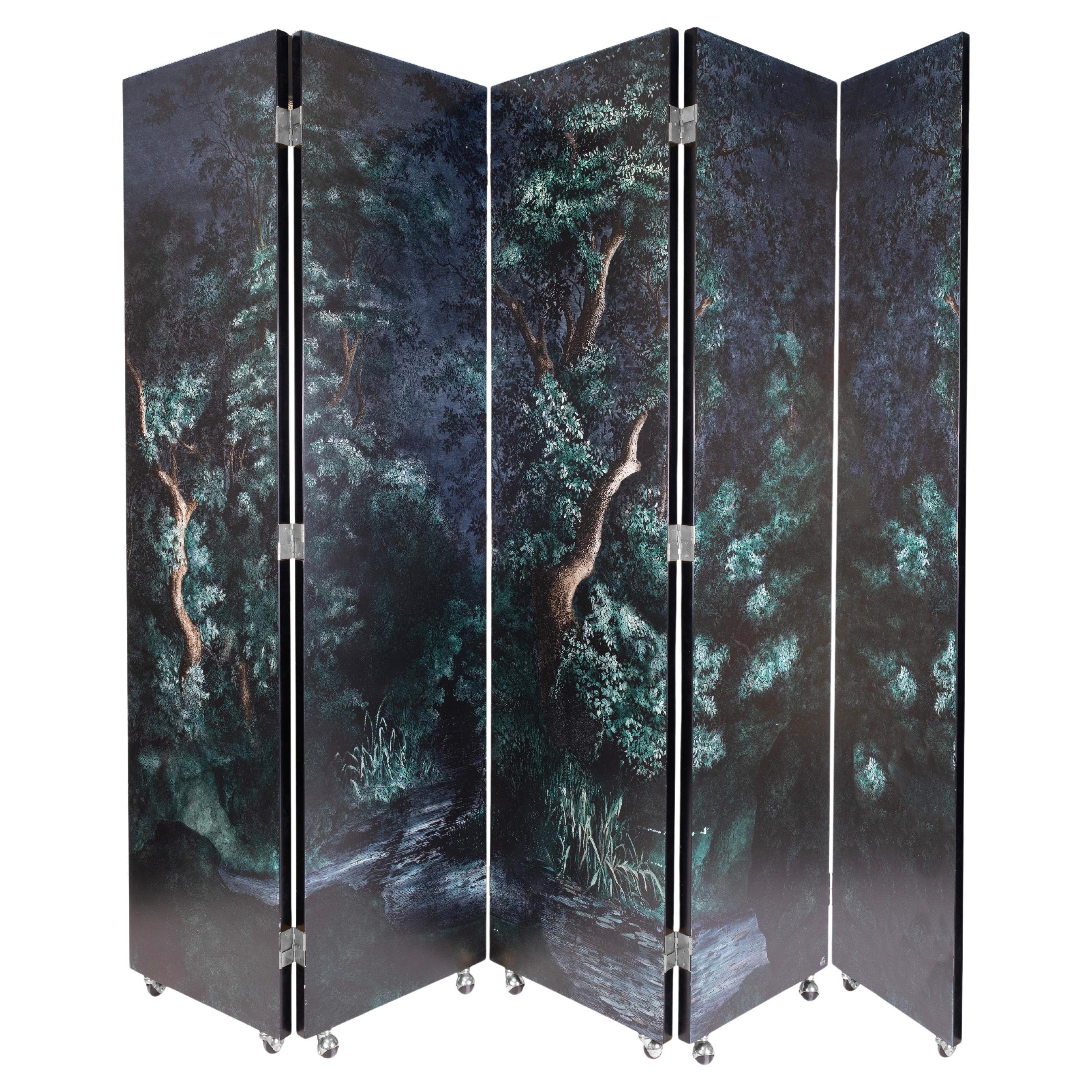 Fornasetti "BOSCO" Screen édition spécial pour "Paradis"de Betony Vernon For Sale
