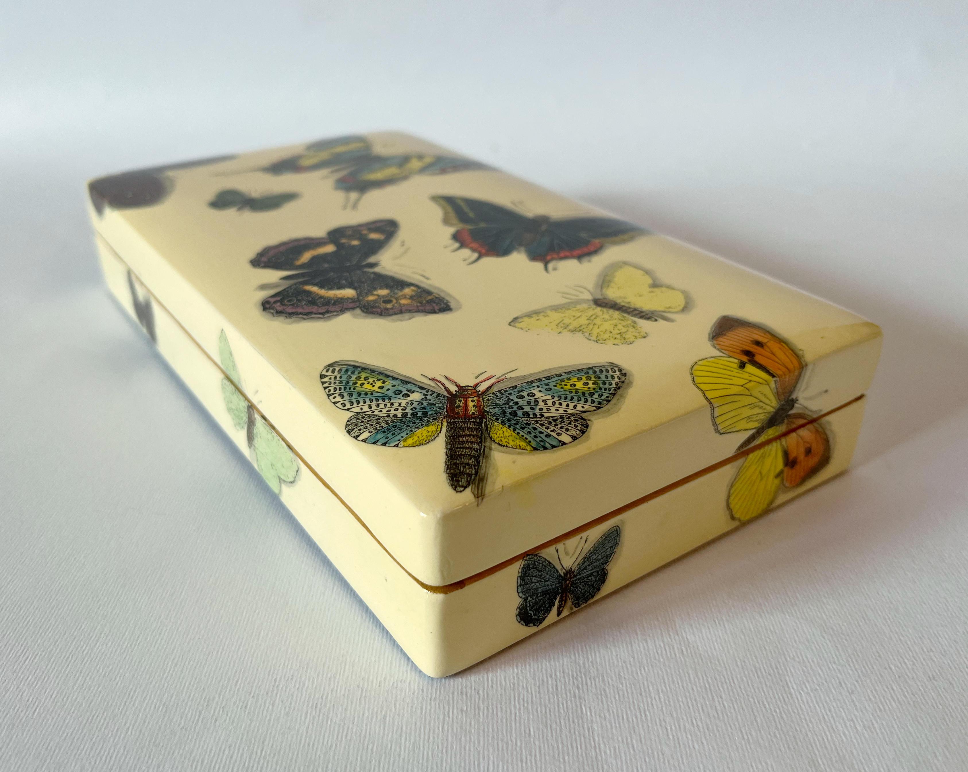 FORNASETTI Butterfly Box In Good Condition For Sale In Los Angeles, CA