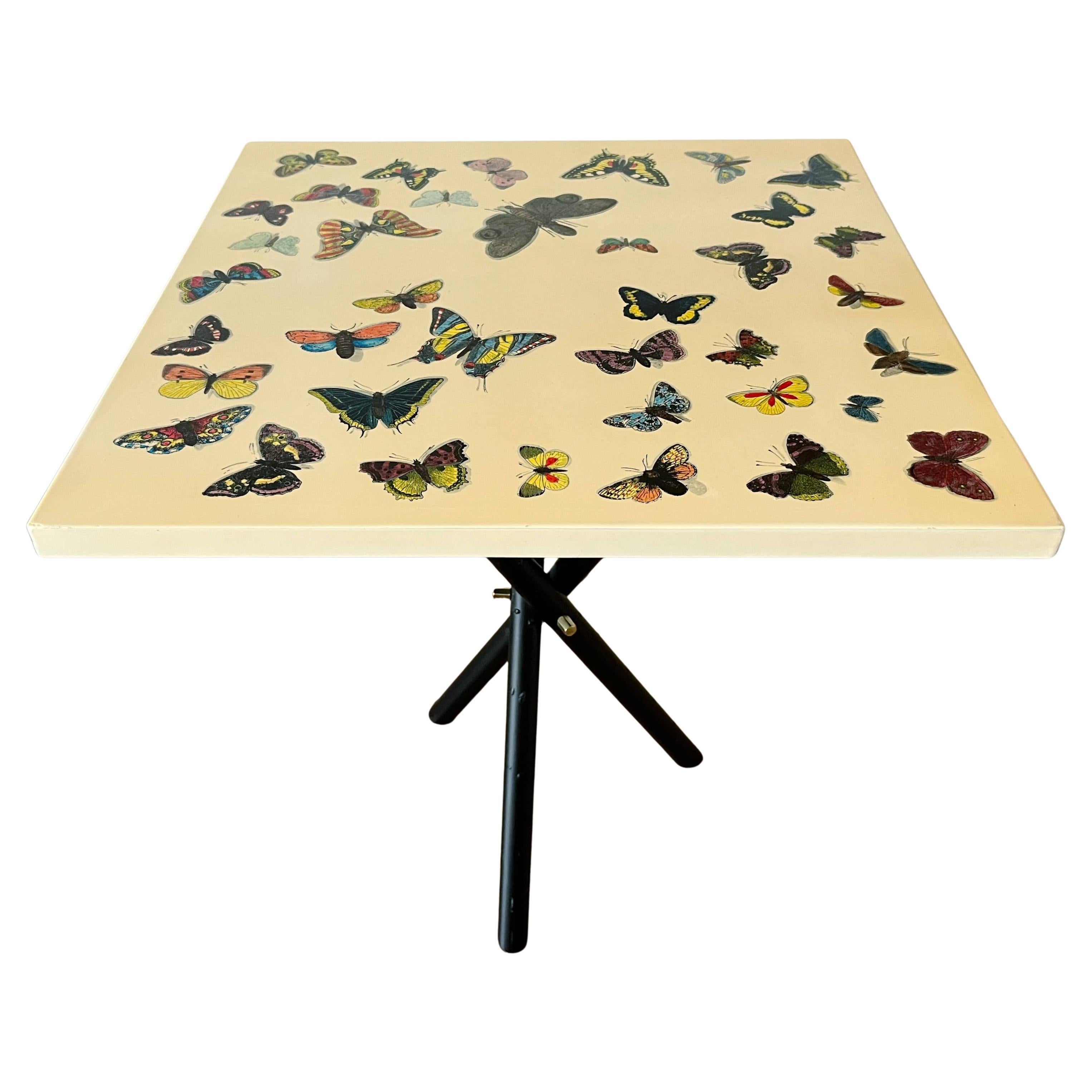 FORNASETTI Butterfly Square Side Table