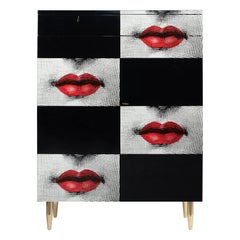 Fornasetti Cabinet Kiss Red Lips Color Limited Edition