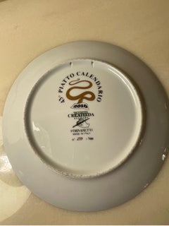 Fornasetti Calender Plate 2010 porcelain n.43 Italy