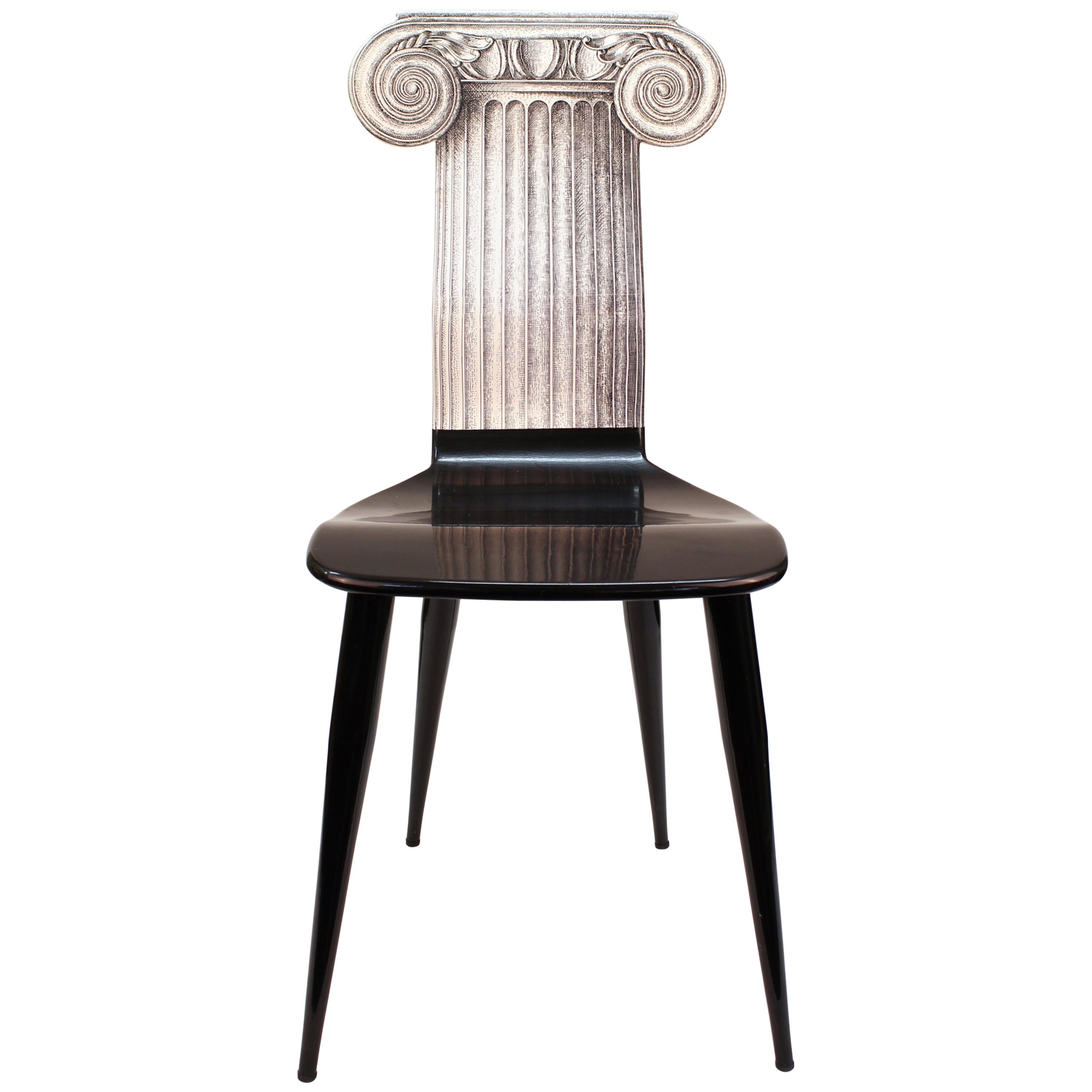 Fornasetti 'Capitello Ionico' Chair