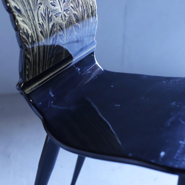 Italian Fornasetti Chair Capitello Corinzio For Sale