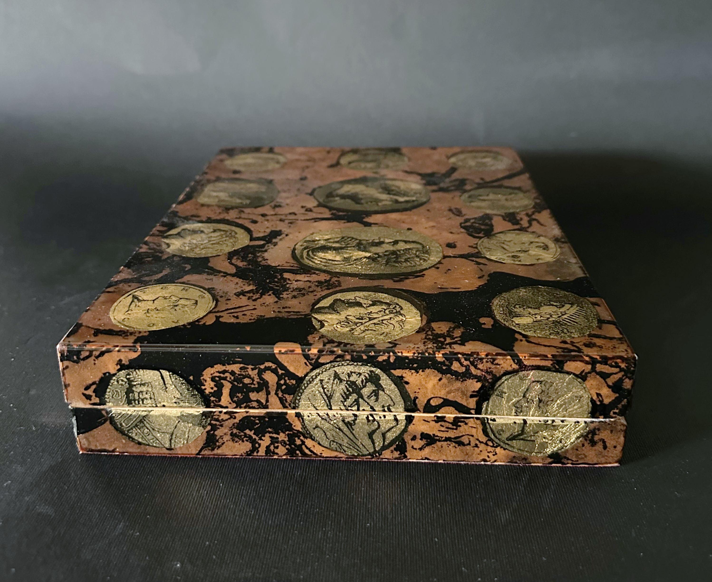 Mid-Century Modern FORNASETTI Cigar Humidor For Sale
