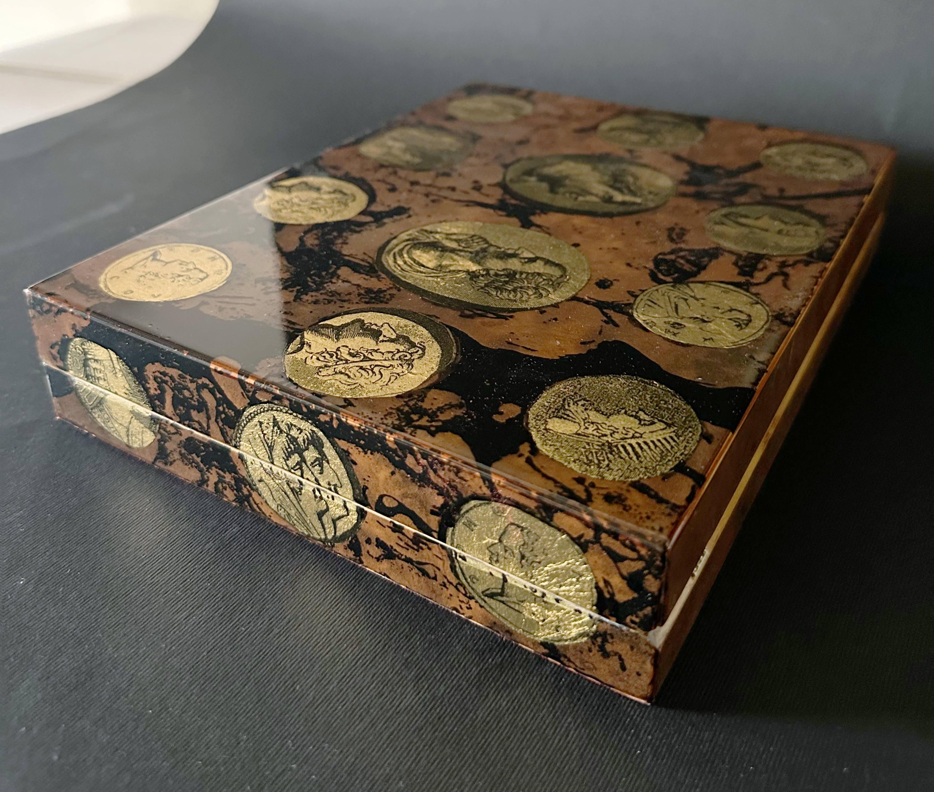 Italian FORNASETTI Cigar Humidor For Sale