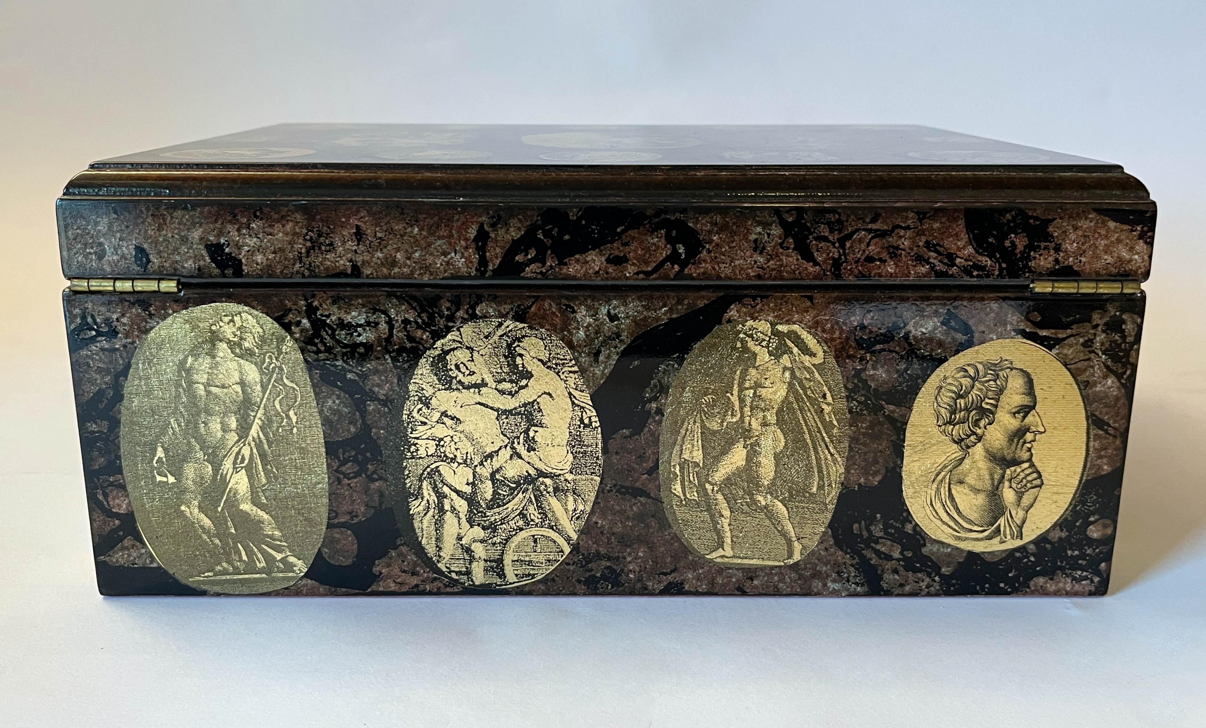 20th Century FORNASETTI Cigar Humidor