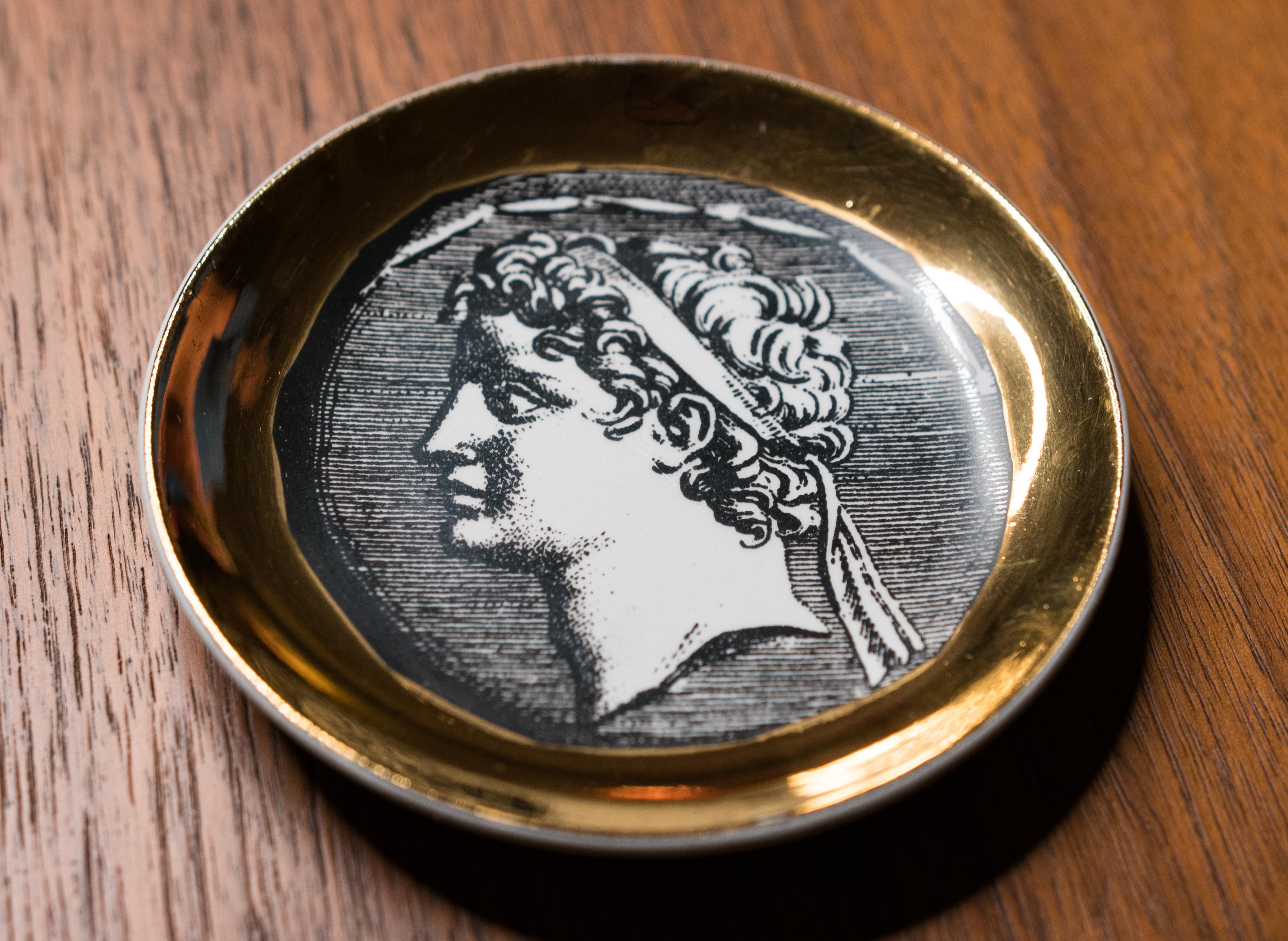 Mid-Century Modern Fornasetti Coaster Set of Six
