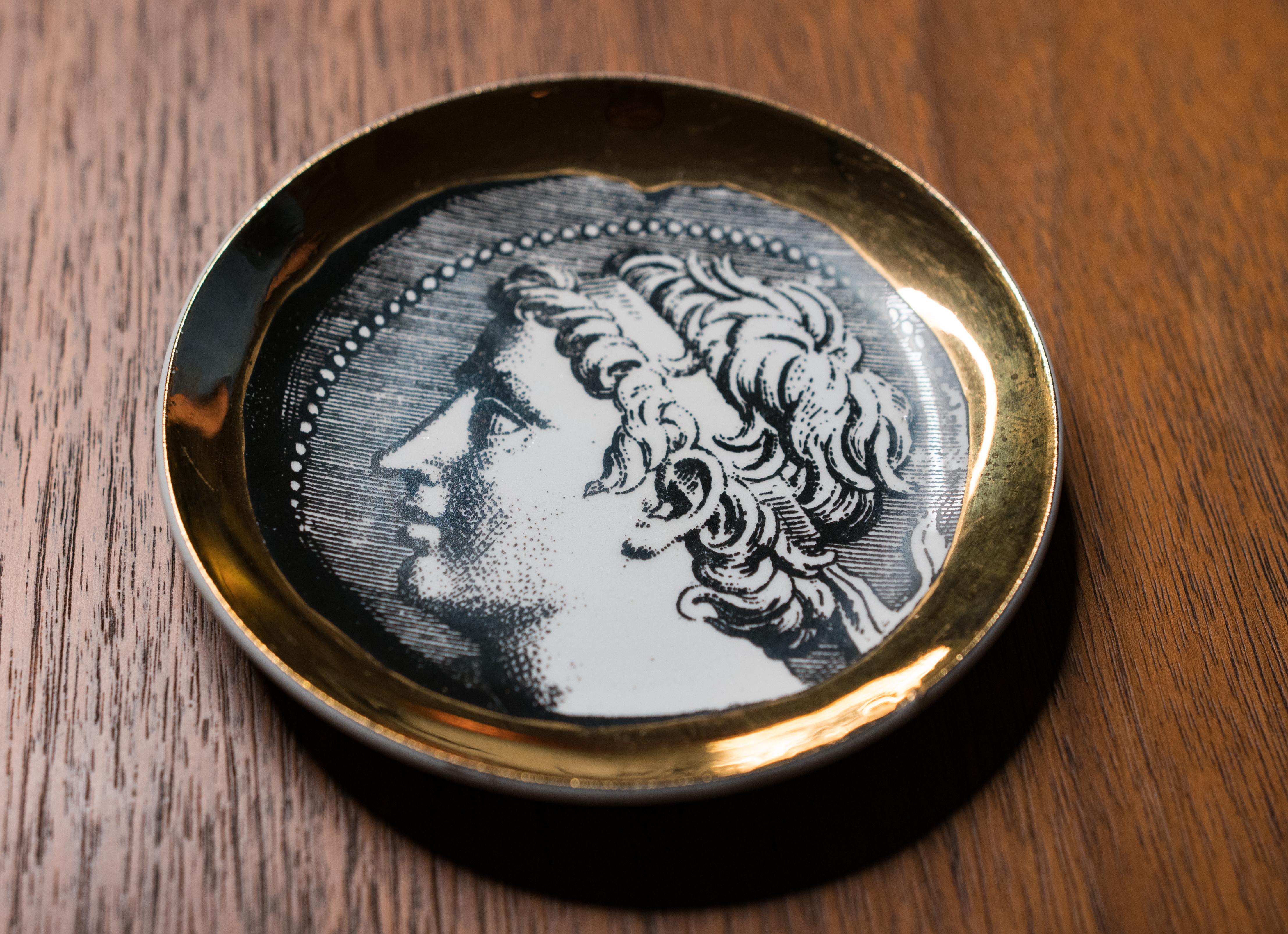 Fornasetti Coaster Set of Six In Good Condition In St. Louis, MO