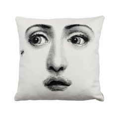 Fornasetti Cushion Ape Bee from the Series Tema e Variazioni Cotton