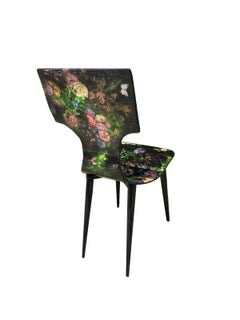Fornasetti Desk and Chair "FIORI NELLA NOTTE" - Unique Pieces