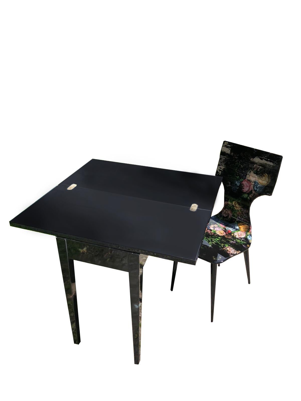 Fornasetti Schreibtisch und Stuhl 