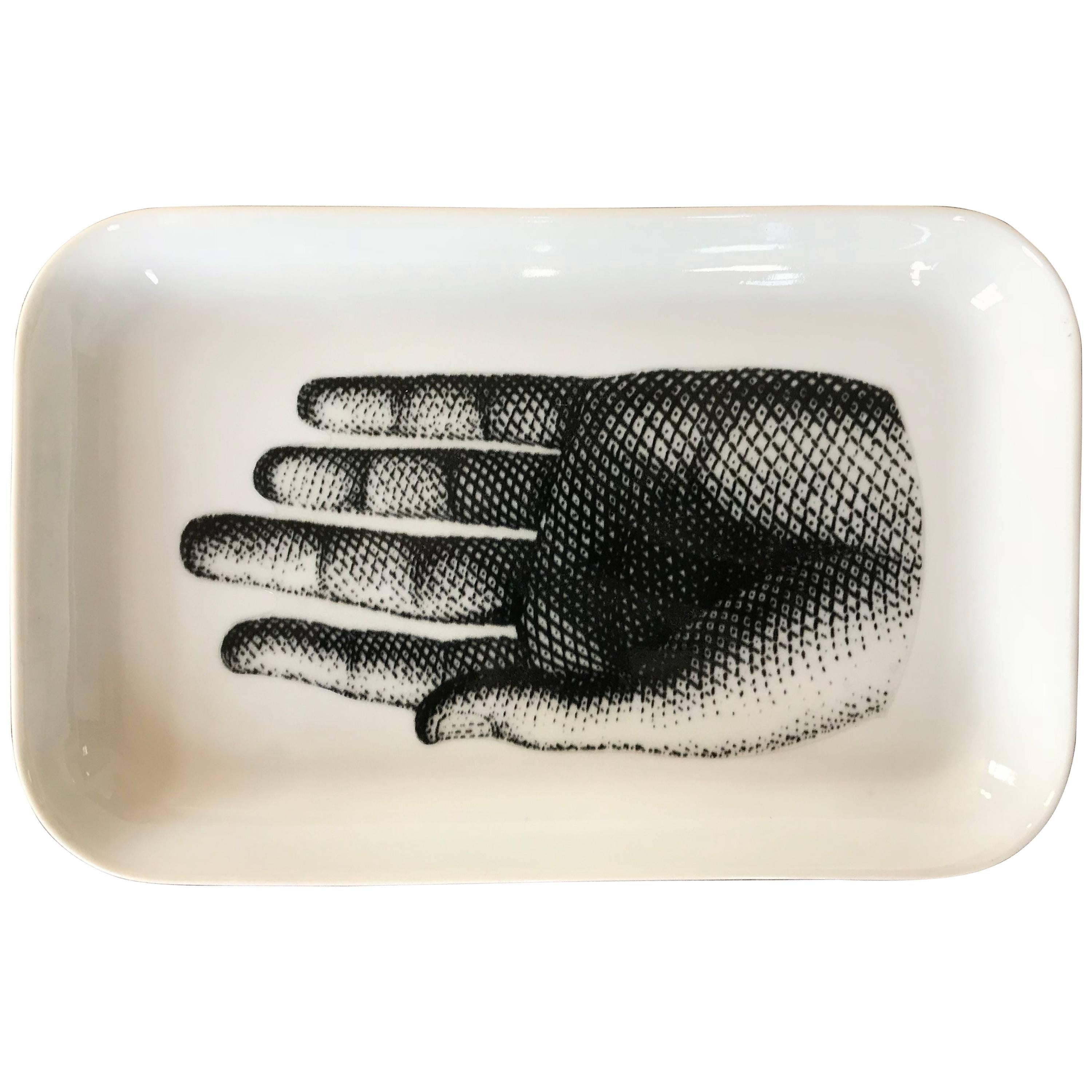 Fornasetti Dish, Italy, 1980s