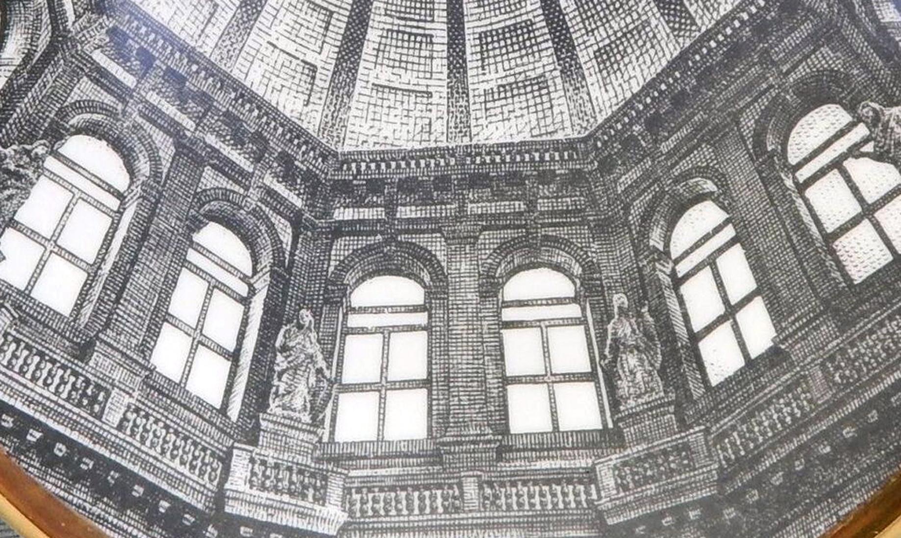 Fornasetti Dome Plate, Cupola Galleria Di Milano Number 7 in Series For Sale 1