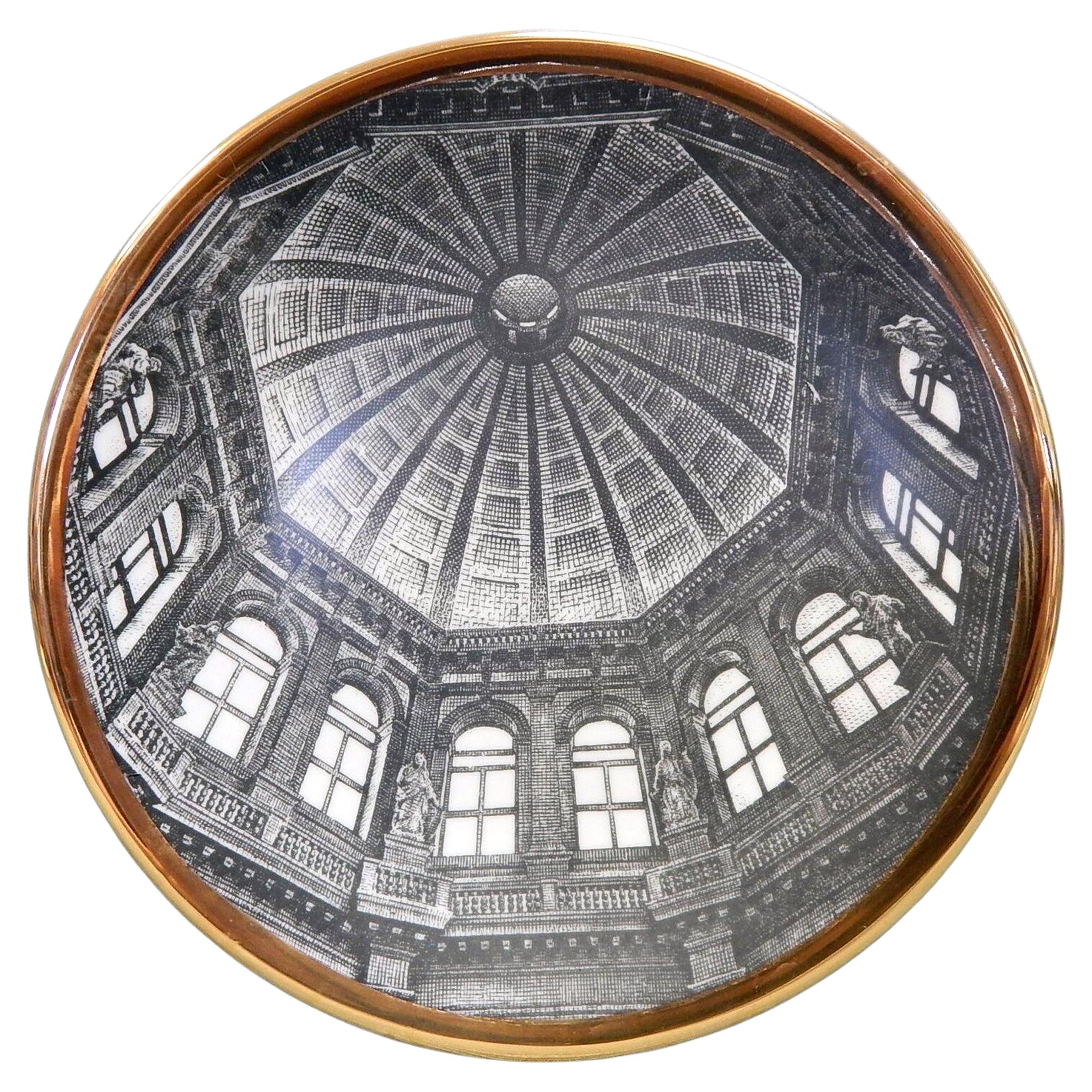 Fornasetti Dome Plate, Cupola Galleria Di Milano Number 7 in Series For Sale