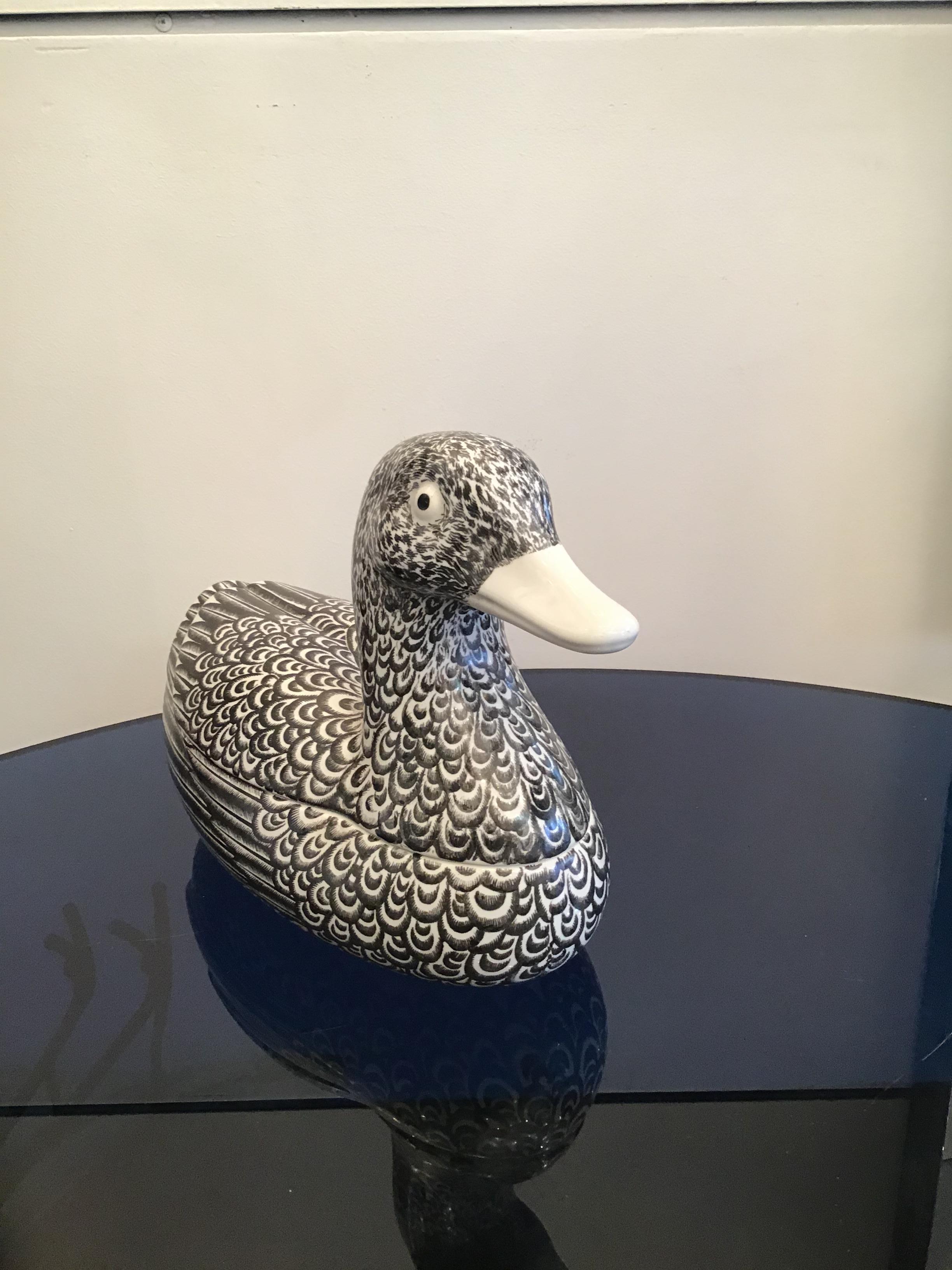 Fornasetti Duck Ceramic 1960 Italy For Sale 4
