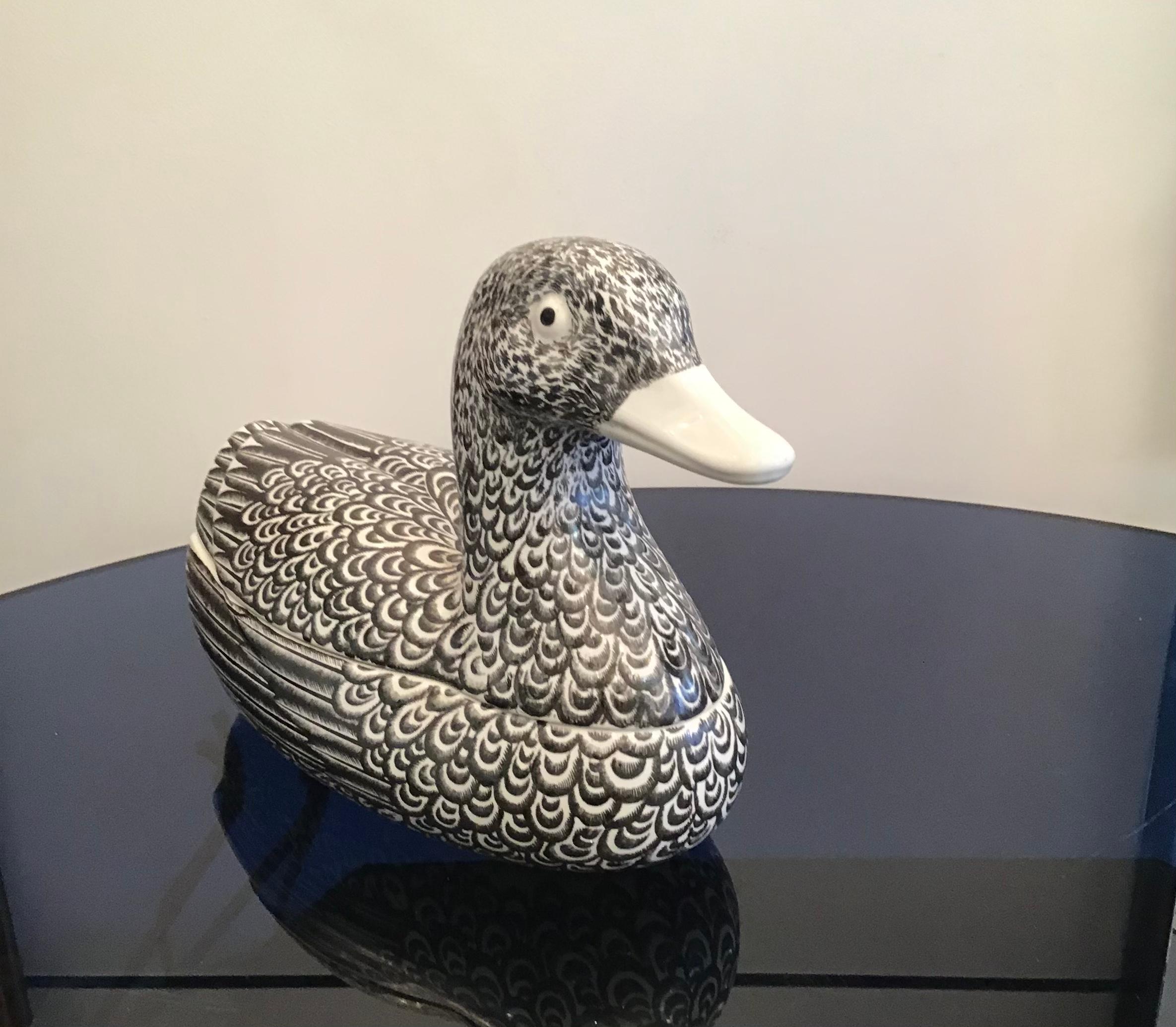 Fornasetti Duck Ceramic 1960 Italy For Sale 5