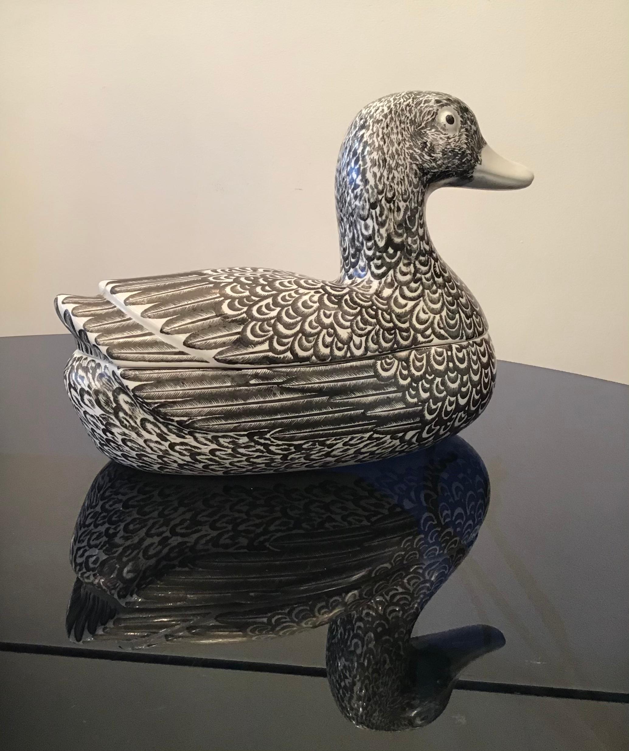 Other Fornasetti Duck Ceramic 1960 Italy For Sale