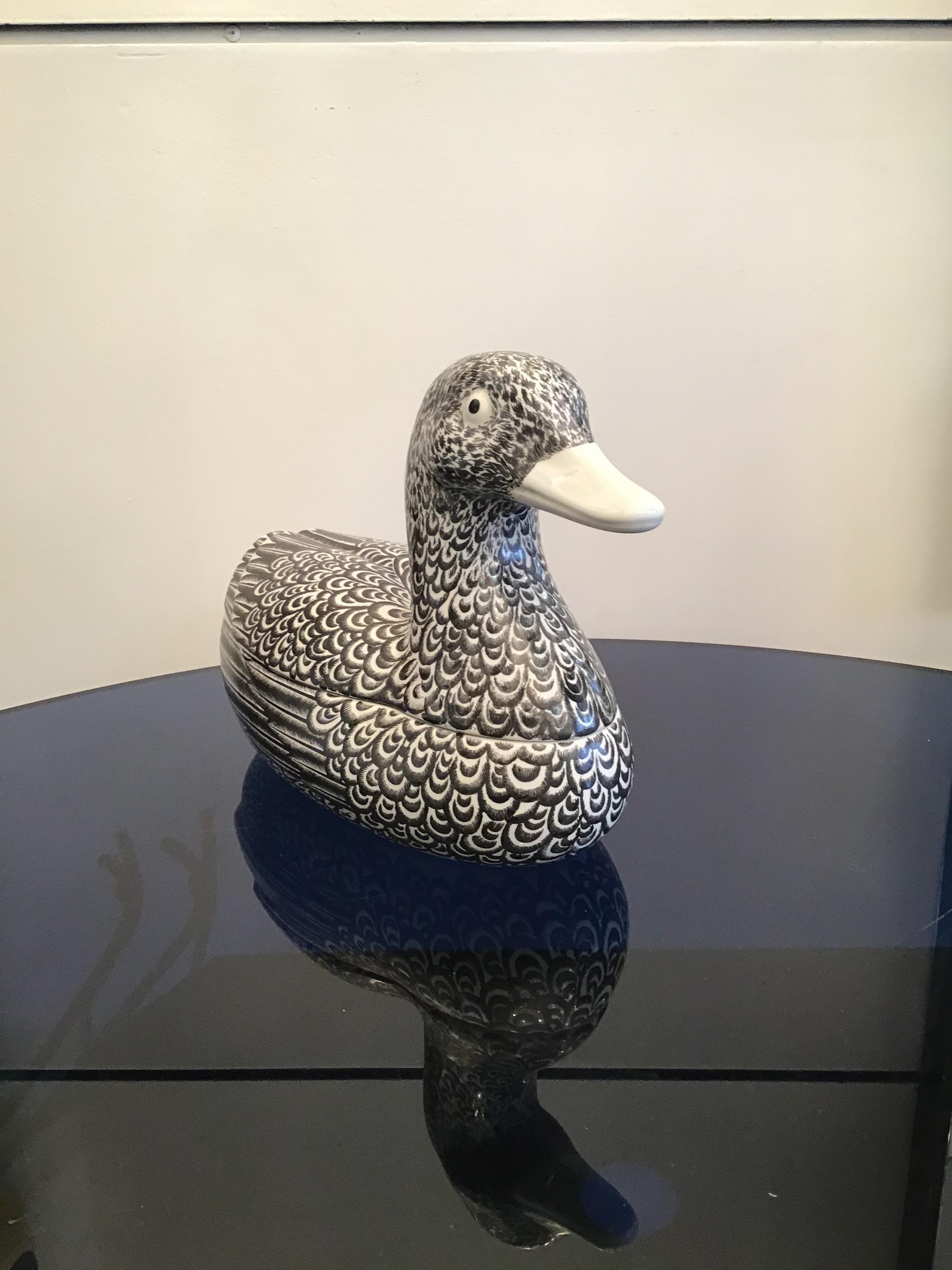 Fornasetti Duck Ceramic 1960 Italy For Sale 2
