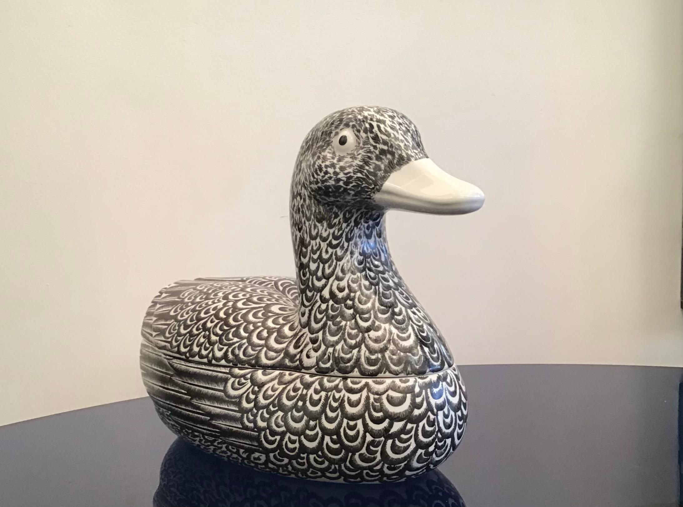 Fornasetti Duck Ceramic 1960 Italy For Sale 3