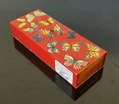 Fornasetti Enamel Metal Butterflies Box
