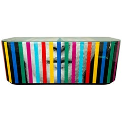 Fornasetti Face and Stripes Buffet
