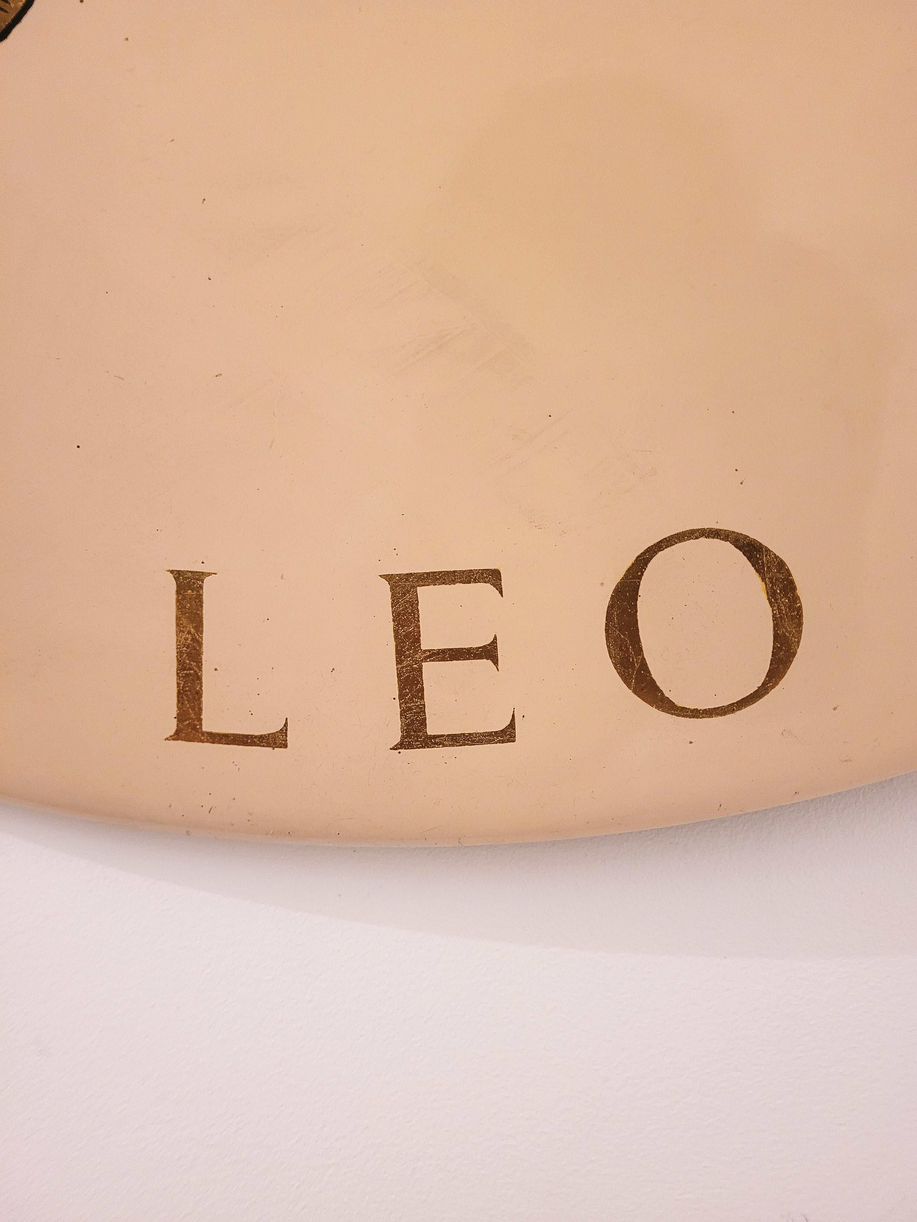 italien Fornasetti Plafonnier affleurant Zodiac 