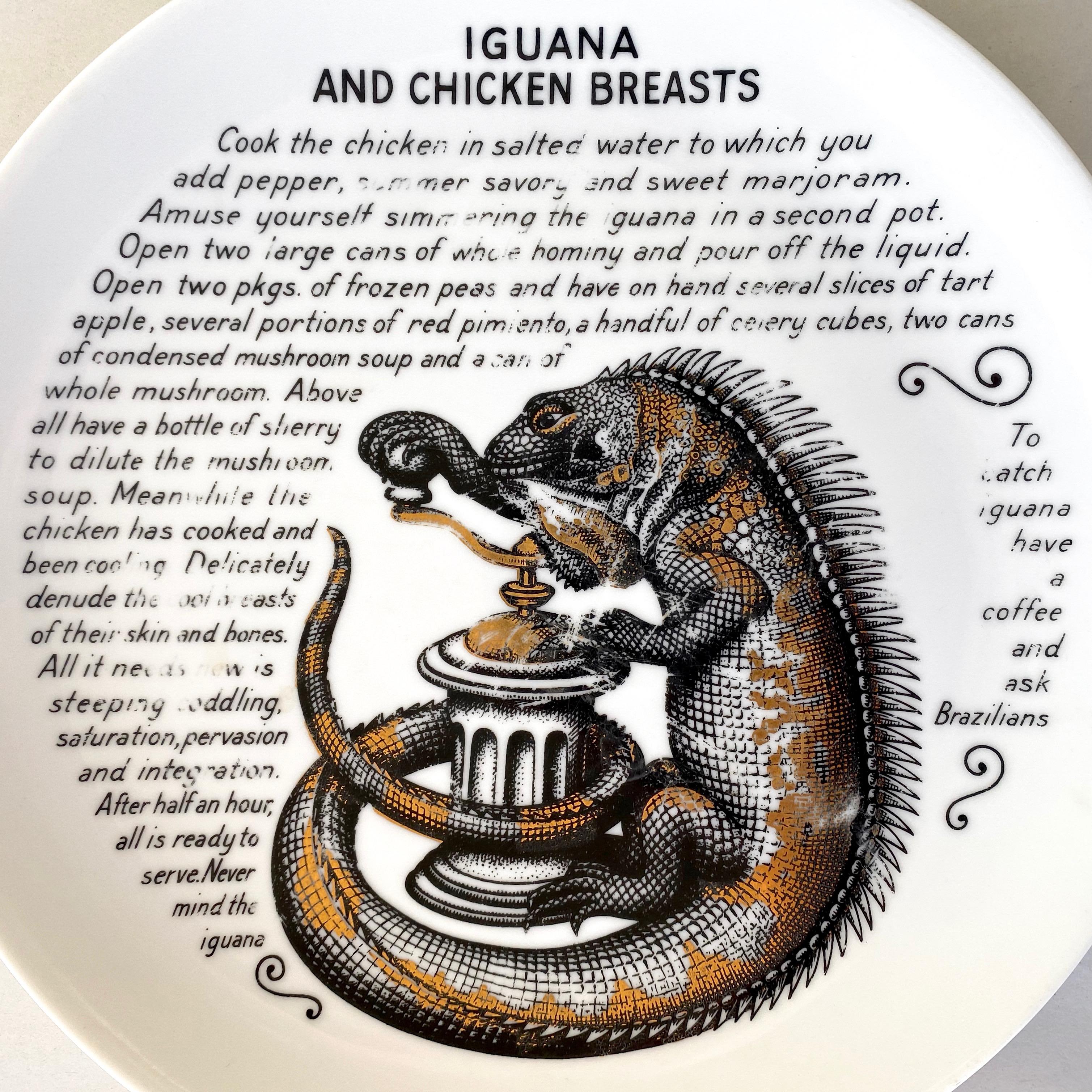 iguana plate