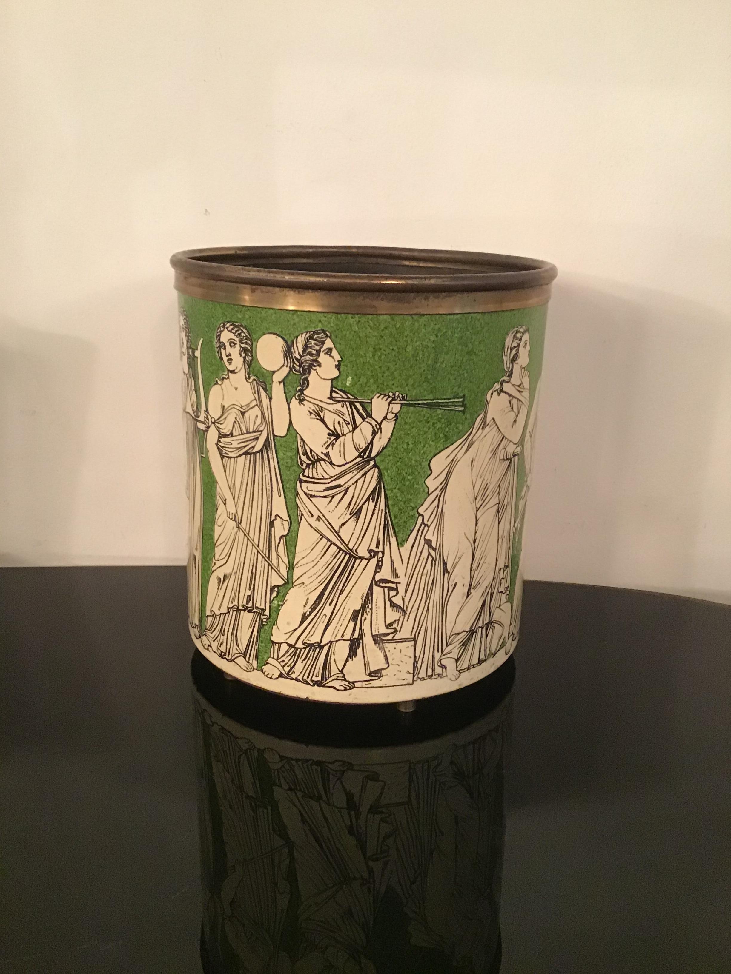 Other Fornasetti Gettacarte Brass Metal 1950 Italy