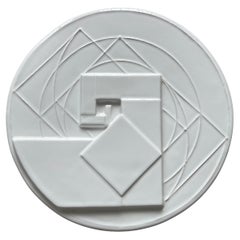 Decorazione da parete in ceramica / opera d'arte di Gio Pomodoro