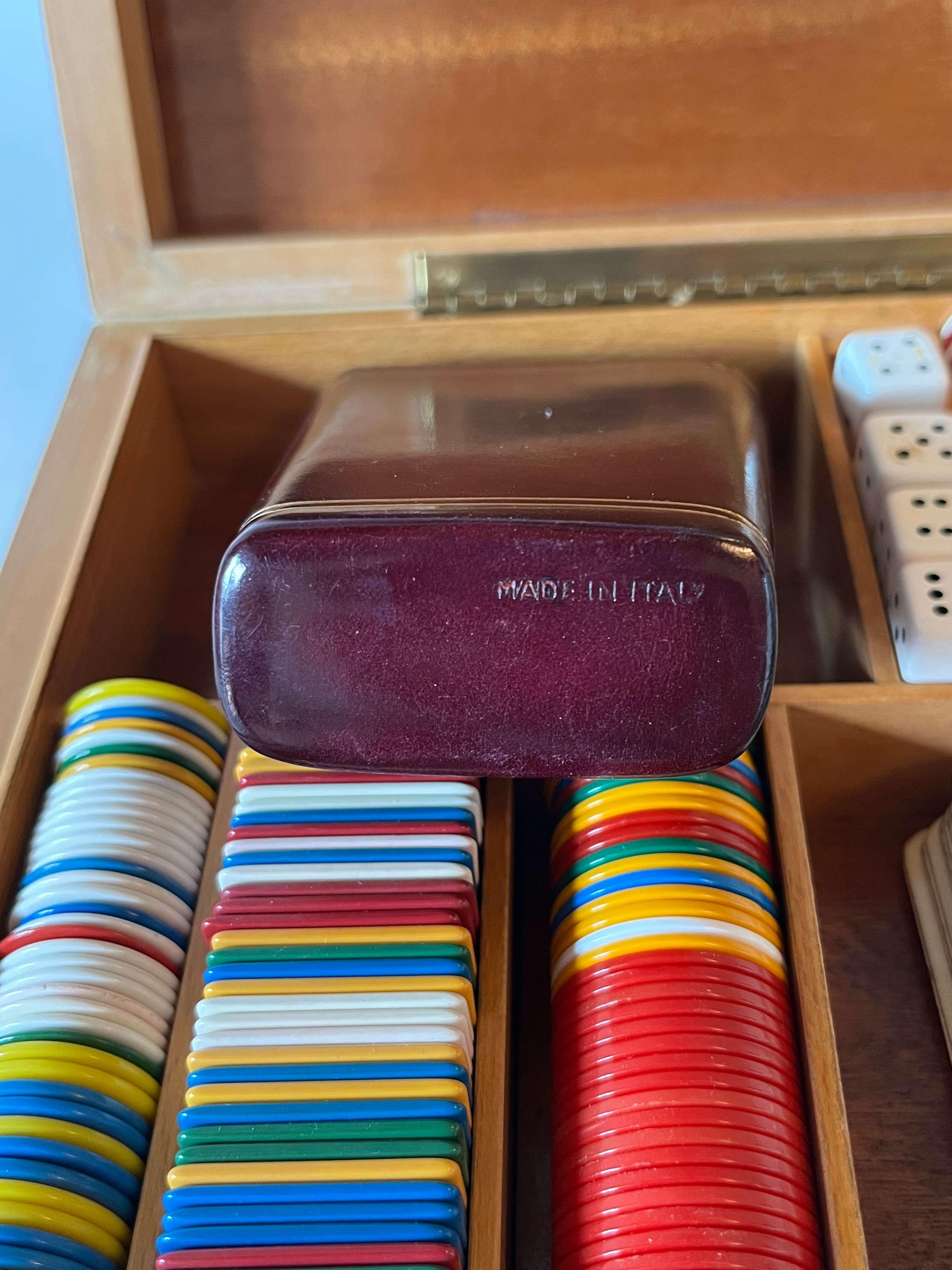 FORNASETTI Jeu de cartes de poker Montgolfière Boîte de jeu en vente 5