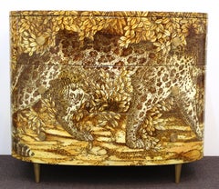 Fornasetti Italian 'Leopardo' Commode