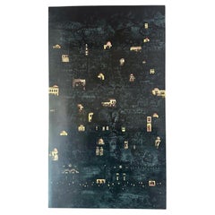 FORNASETTI "Jerusalem by Night" Panel