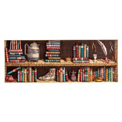 Fornasetti "Liberia" Fabric Panel Framed