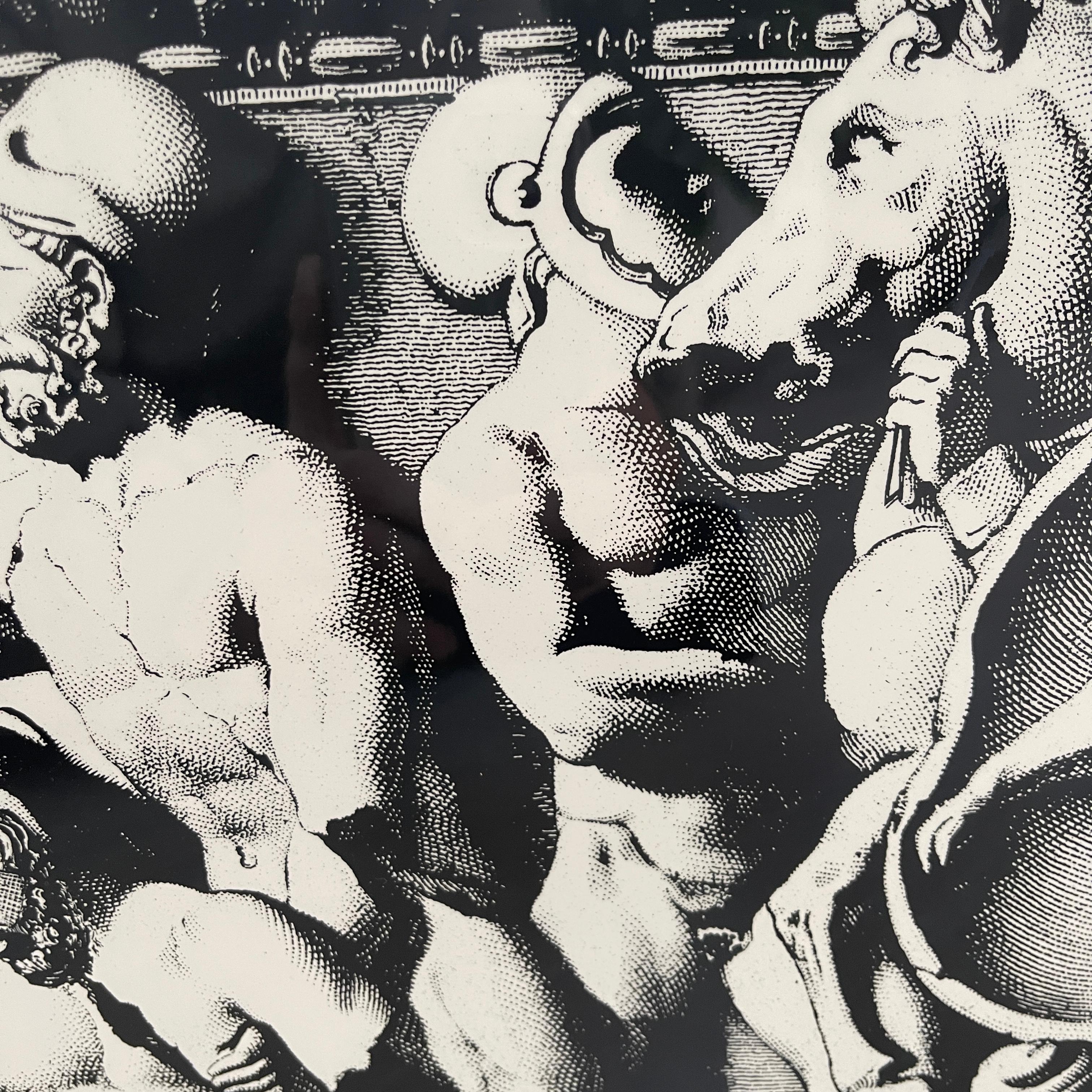 Ottone Portariviste Fornasetti - Bassorilievo in vendita