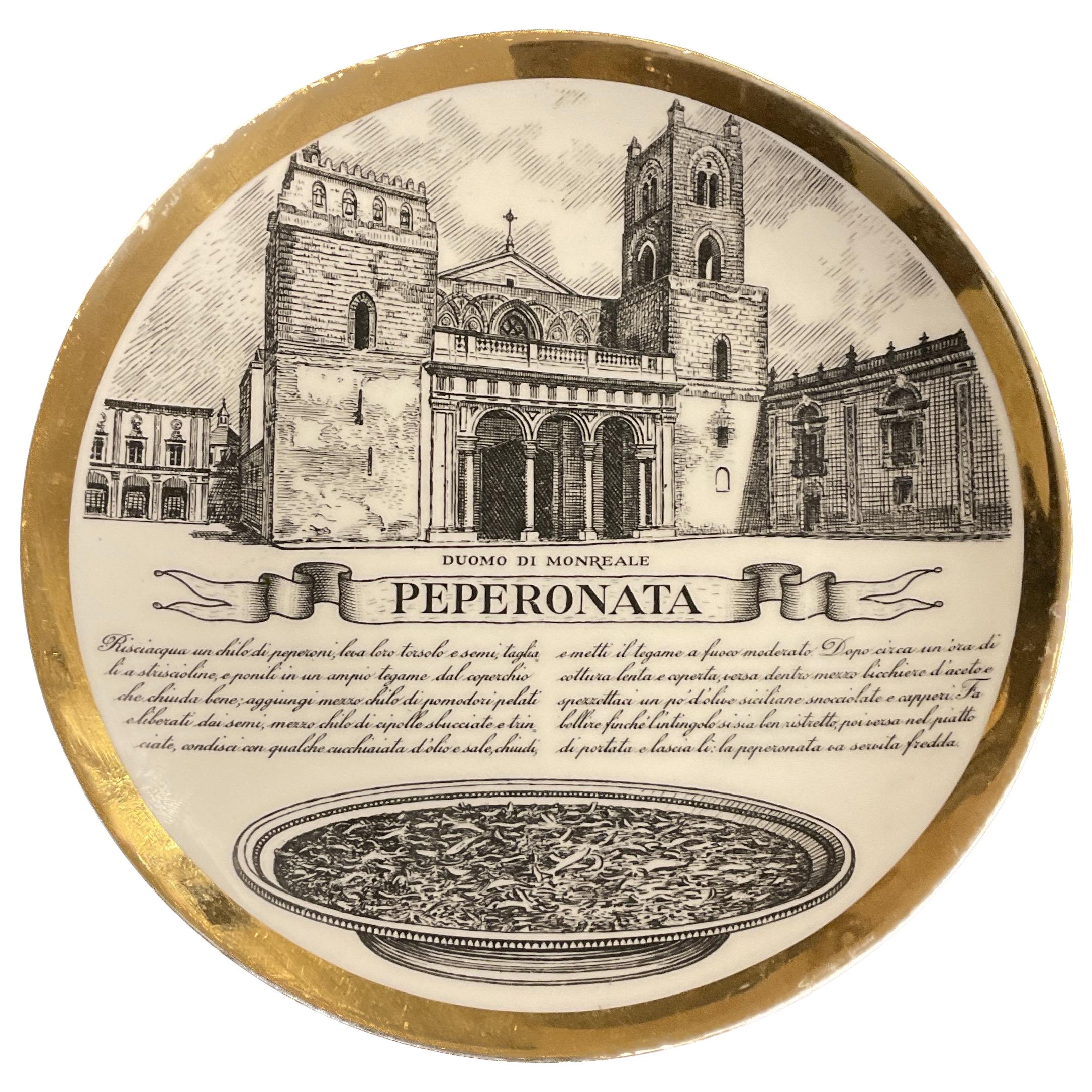 Fornasetti Milano dish from the 70s