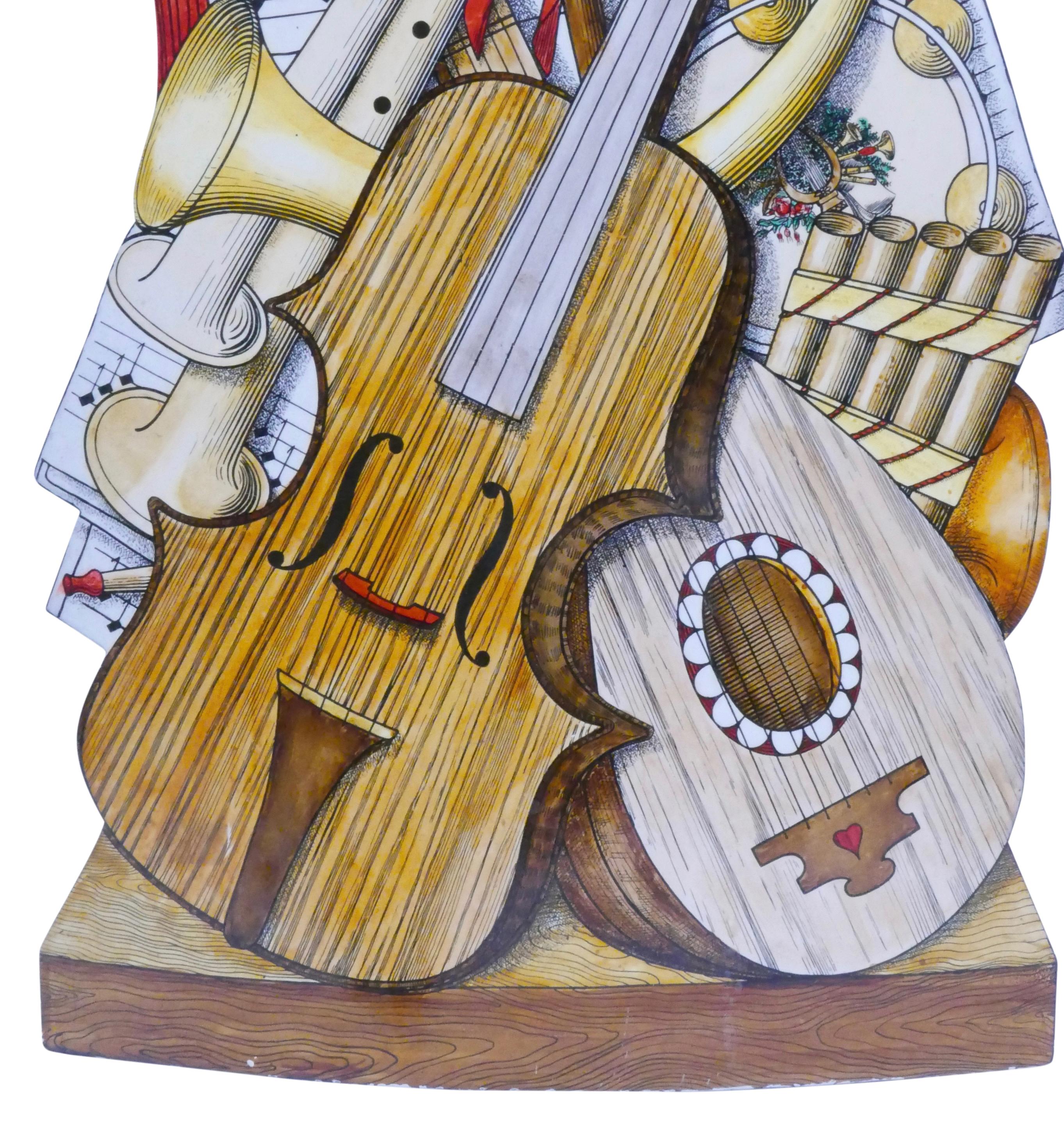 Fornasetti Umbrella Stand with Music Theme, Milano, circa 1980 In Good Condition For Sale In San Francisco, CA