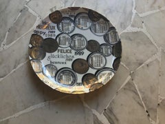 Fornasetti “N.22 Piatto Calendario” Happy 1989 Porcelain, Italy