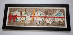 Fornasetti Original Artwork "Ogetti Con Nastro"
